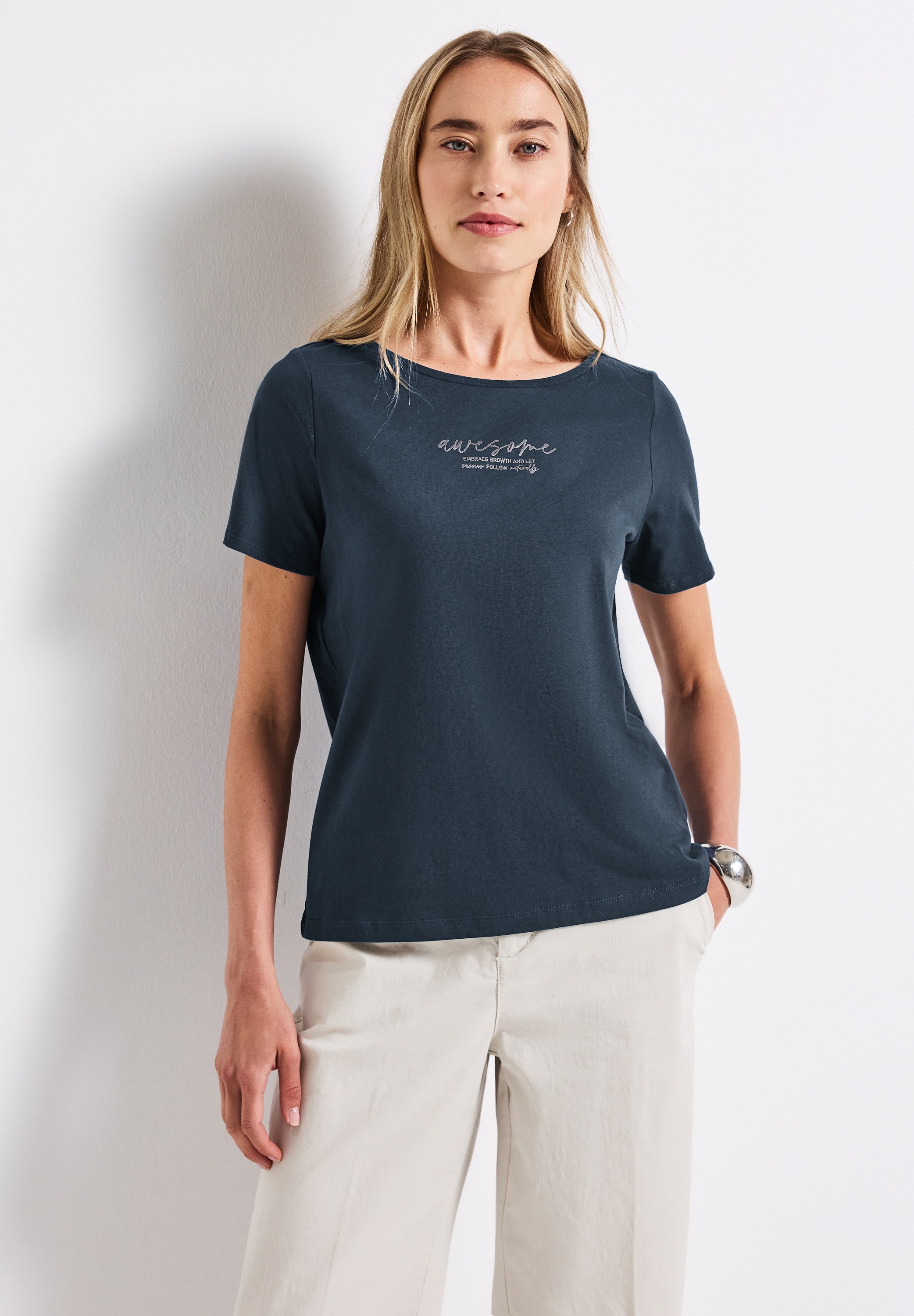 STREET ONE T-Shirt, aus reiner Baumwolle günstig online kaufen