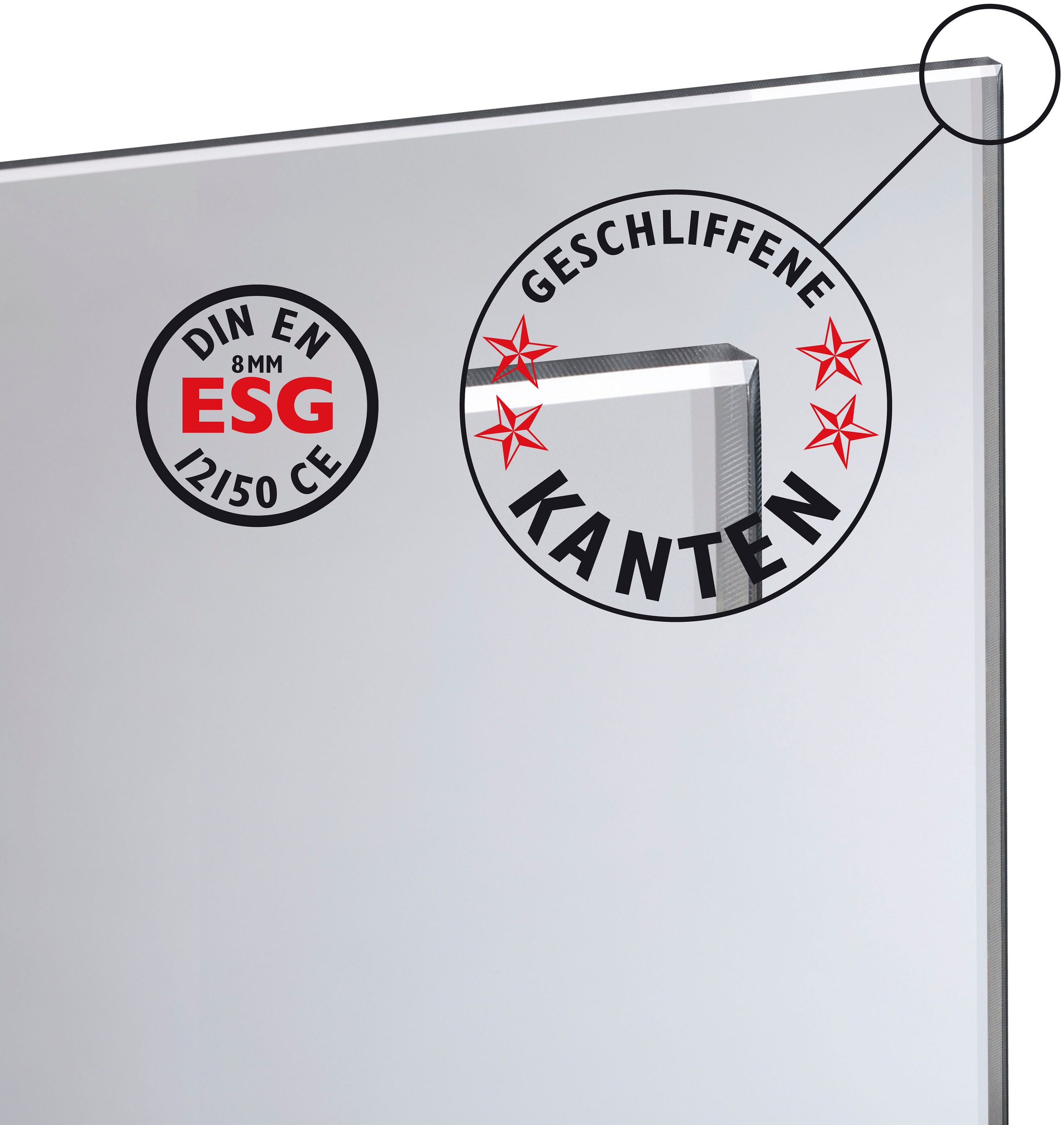 STAKET PRO Zaun, Glaszaun, Gesamtlänge: 1,21 m, 2 Pfosten
