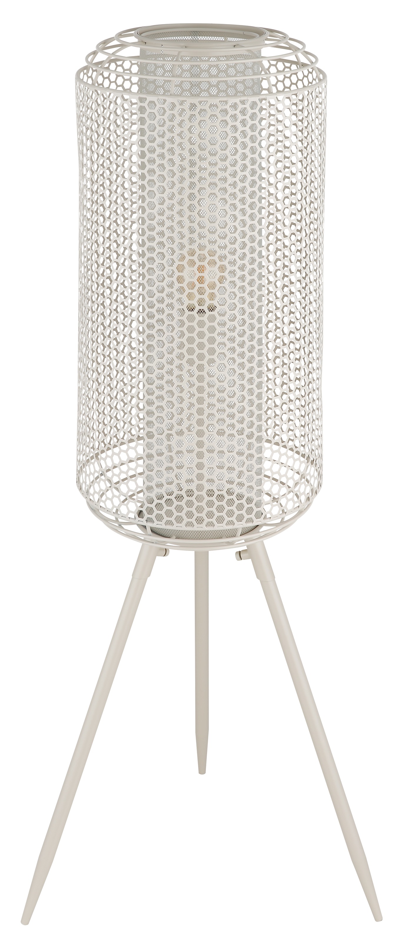 NOWA Stehlampe »DENTON« E27 1 Stk. Stehleuchte cremefarben Design Lampe Wohnzimmer Schlafzimmer