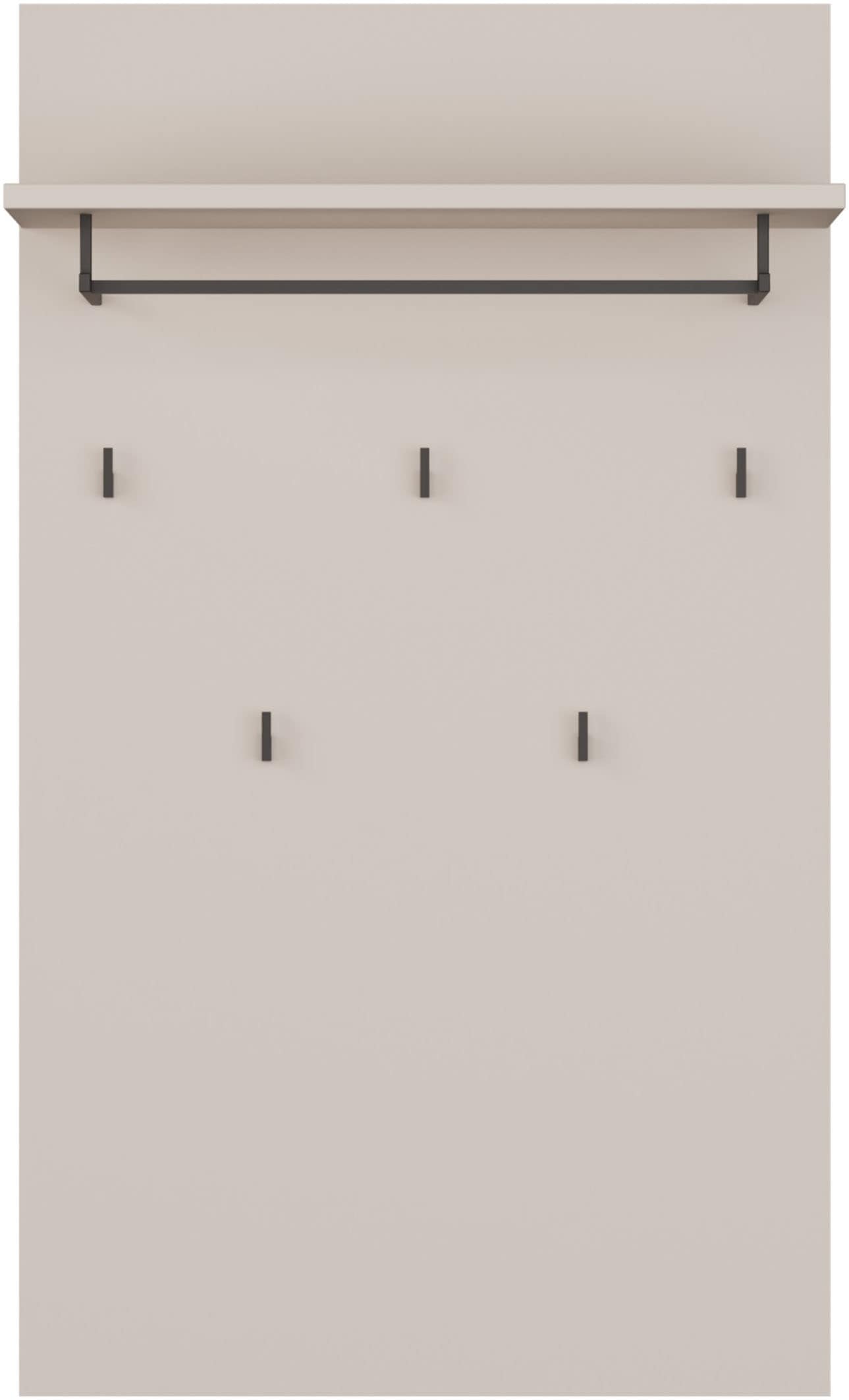 FORTE Garderobenpaneel B/H/T 74/127/30 cm, Wandmontage günstig online kaufen