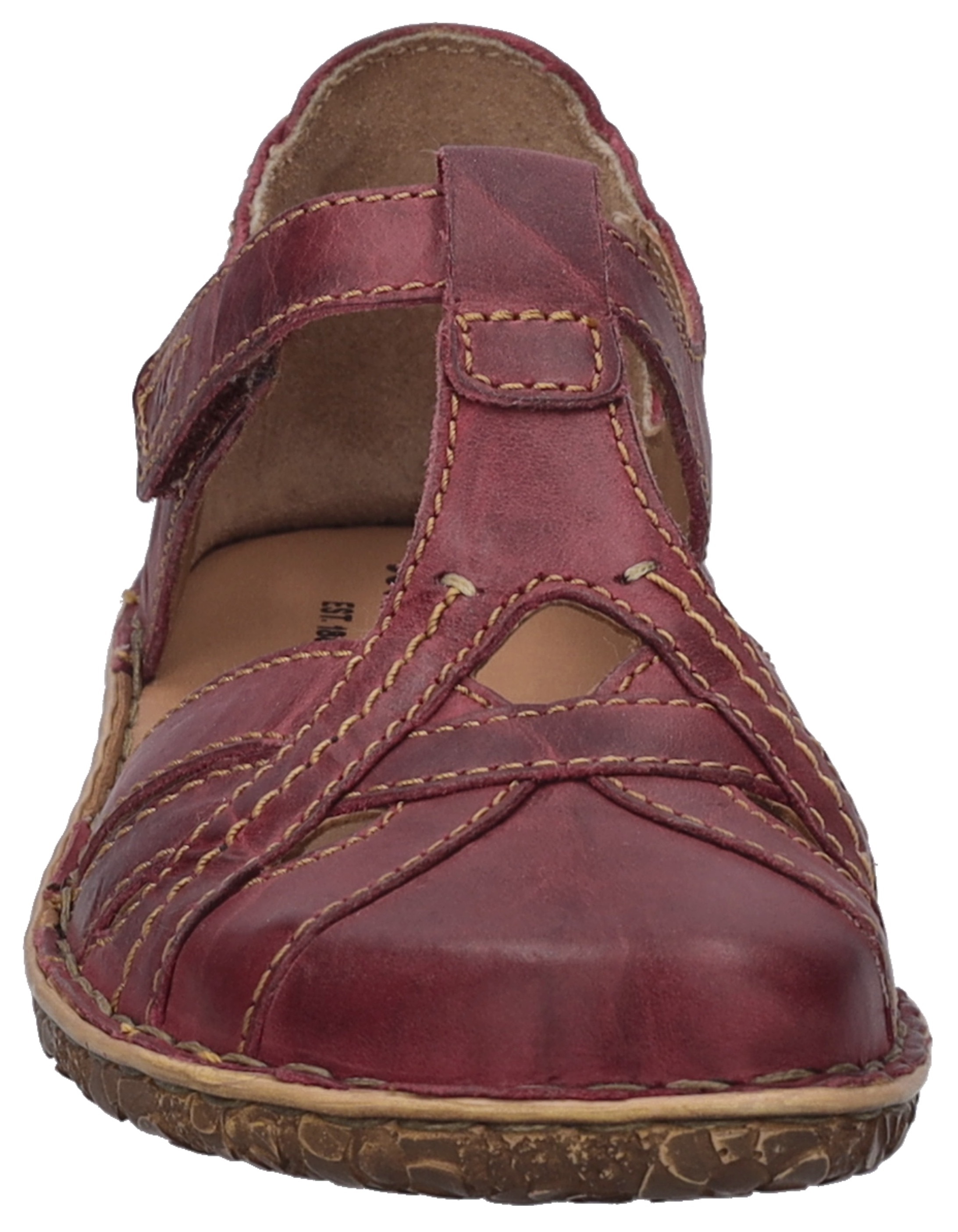 Klettschuh JOSEF SEIBEL "ROSALIE 29", Damen, Gr. 40, lila (orchidee), Leder, used, Schuhe Klettschuh, Spangenschuh, Sandale, Komfortschuh mit modischer T-Spange 3