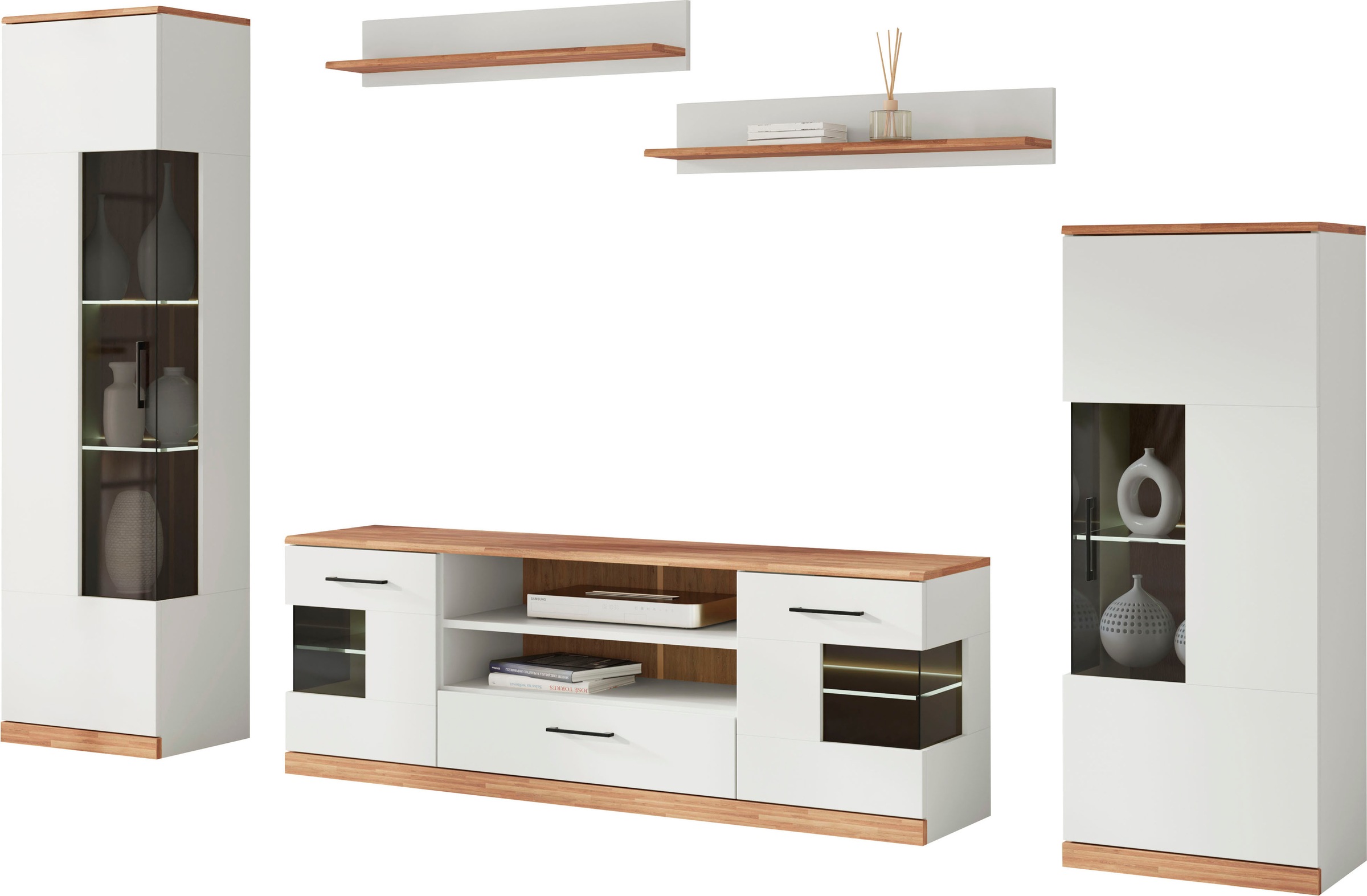 OTTO home Wohnwand "Ribe Wohnwand Set-5 St." Set, 5 Stk. tlg. günstig online kaufen