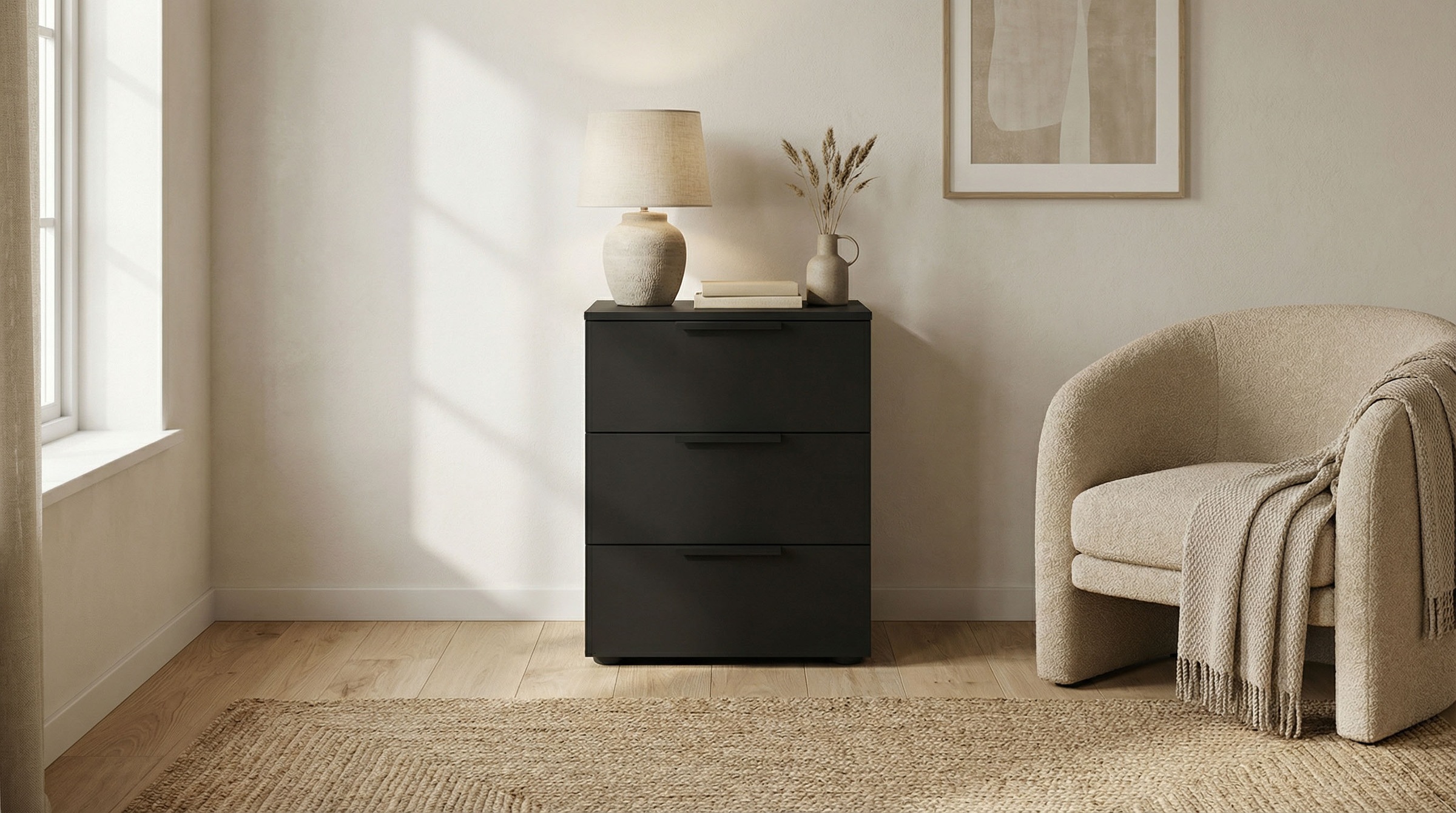 LeGer Home by Lena Gercke "Nachttisch Nachtschrank Nachtkonsole SERINA eleg günstig online kaufen