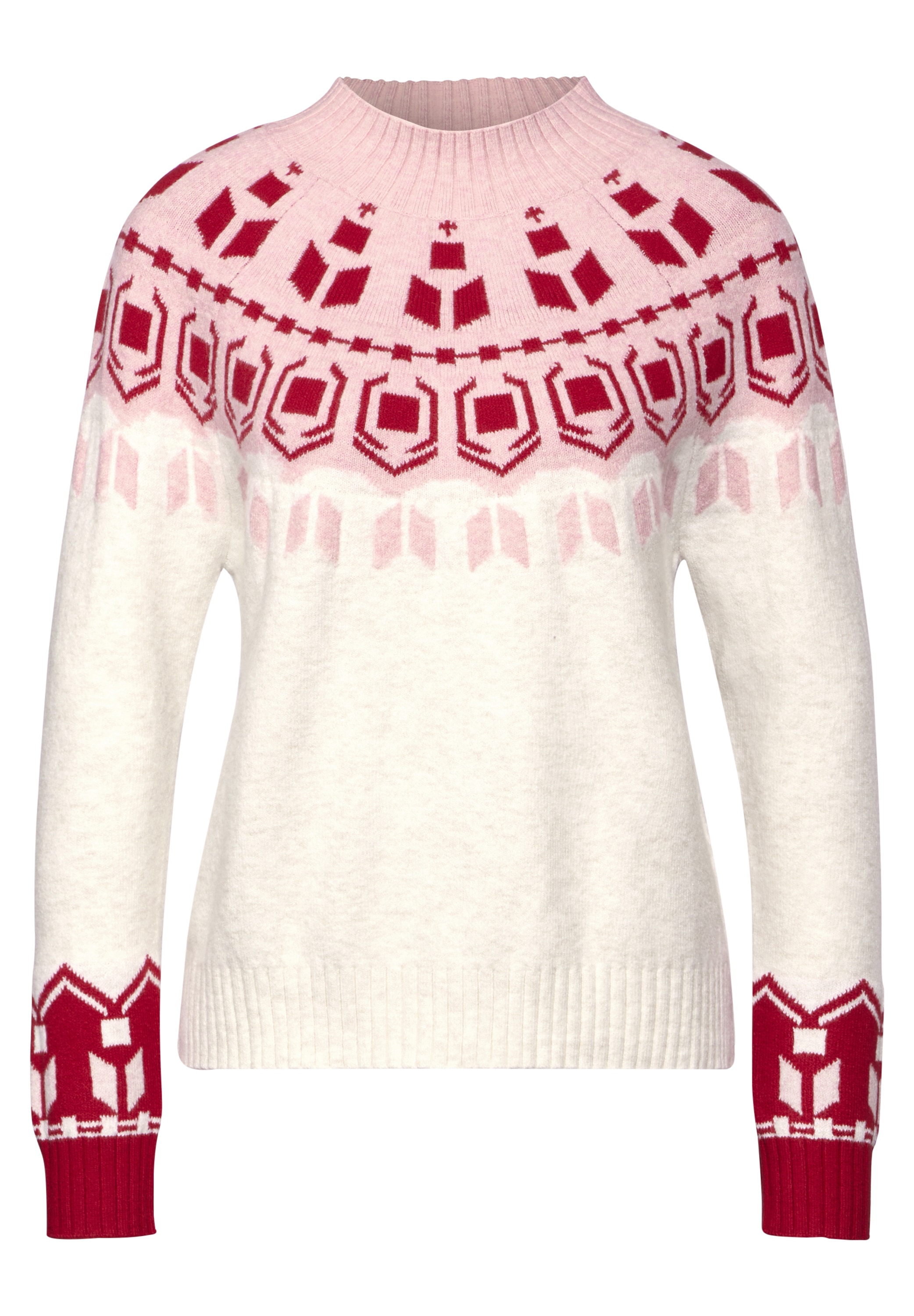 STREET ONE Strickpullover, mit Muster