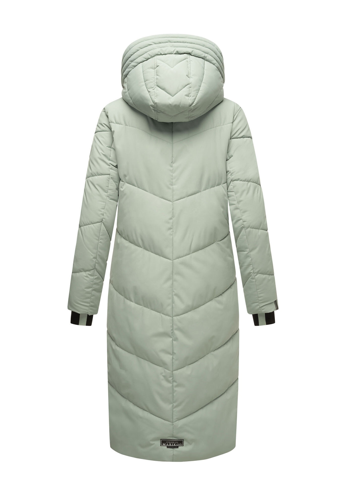 Marikoo Winterjacke »Nadaree XVI«, Stepp Mantel mit großer Kapuze