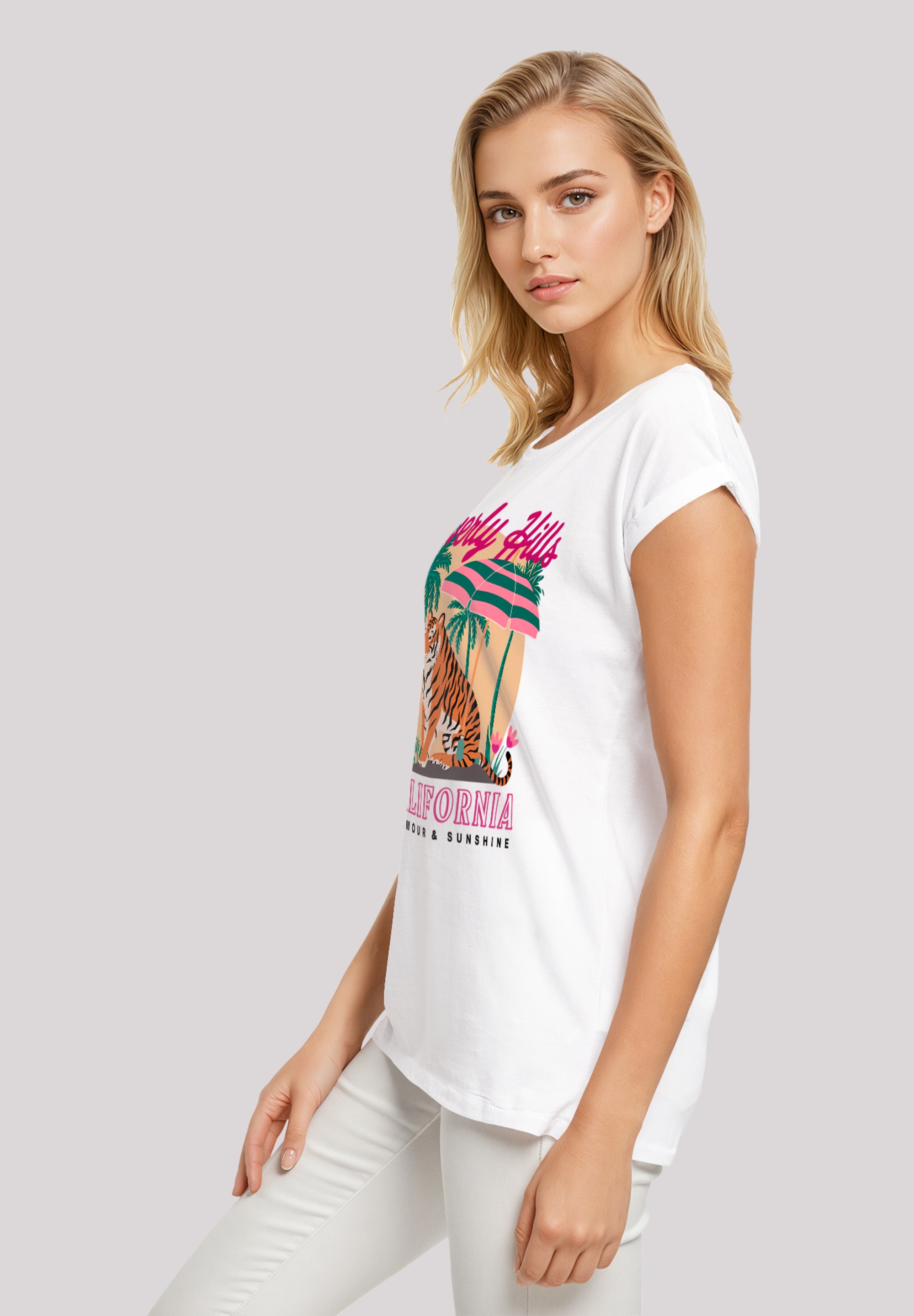 F4NT4STIC T-Shirt »Beverly Hills California Glamour Summer«, Premium Qualität