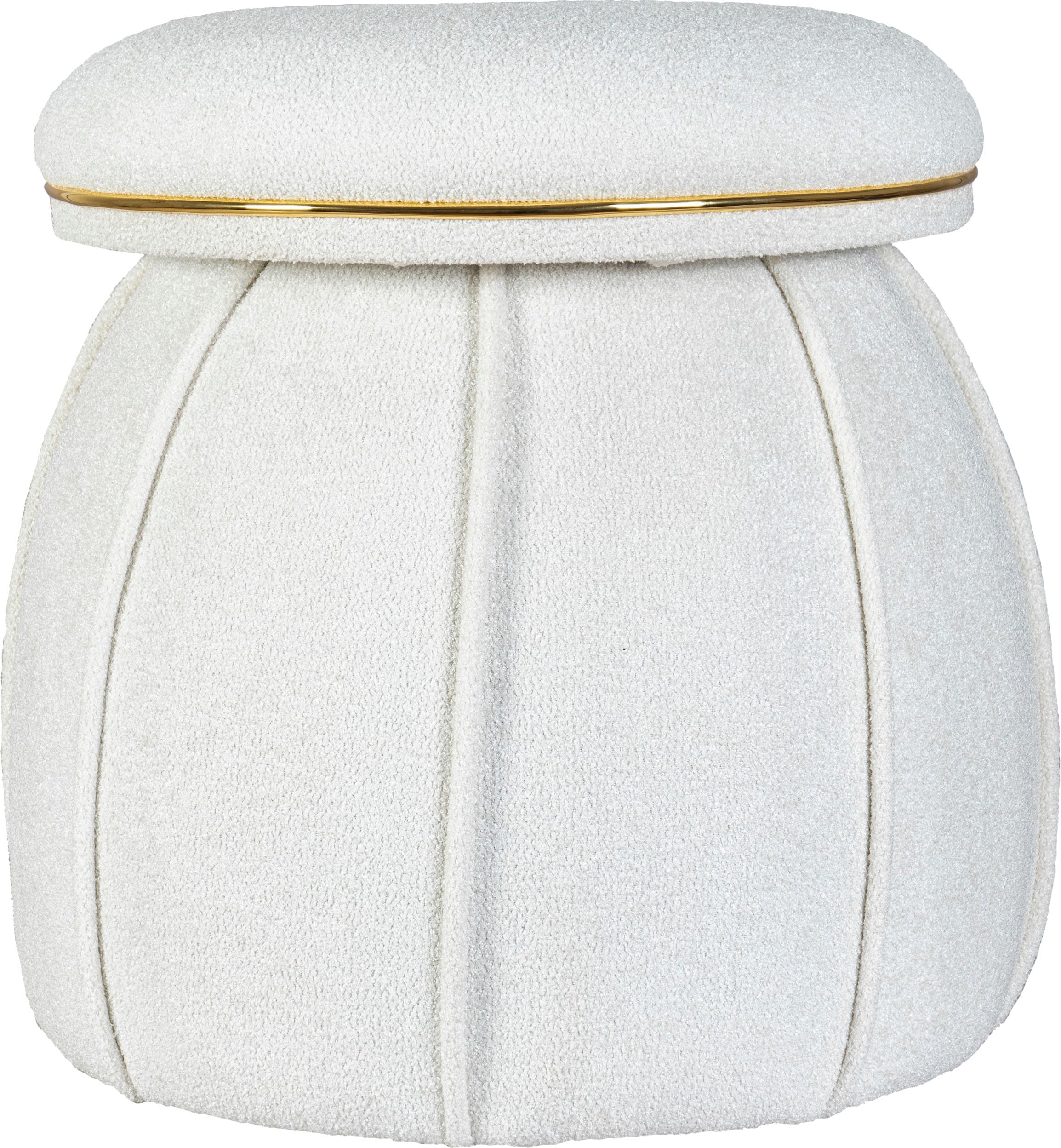 Kayoom Sitzhocker »Hocker Corin,extravagante Form,stilvolle Farben,elegant gesteppter Fuß«, (1 St.), komfortabel, hochqualitativ, pflegeleicht, sorgfältig verarbeitet