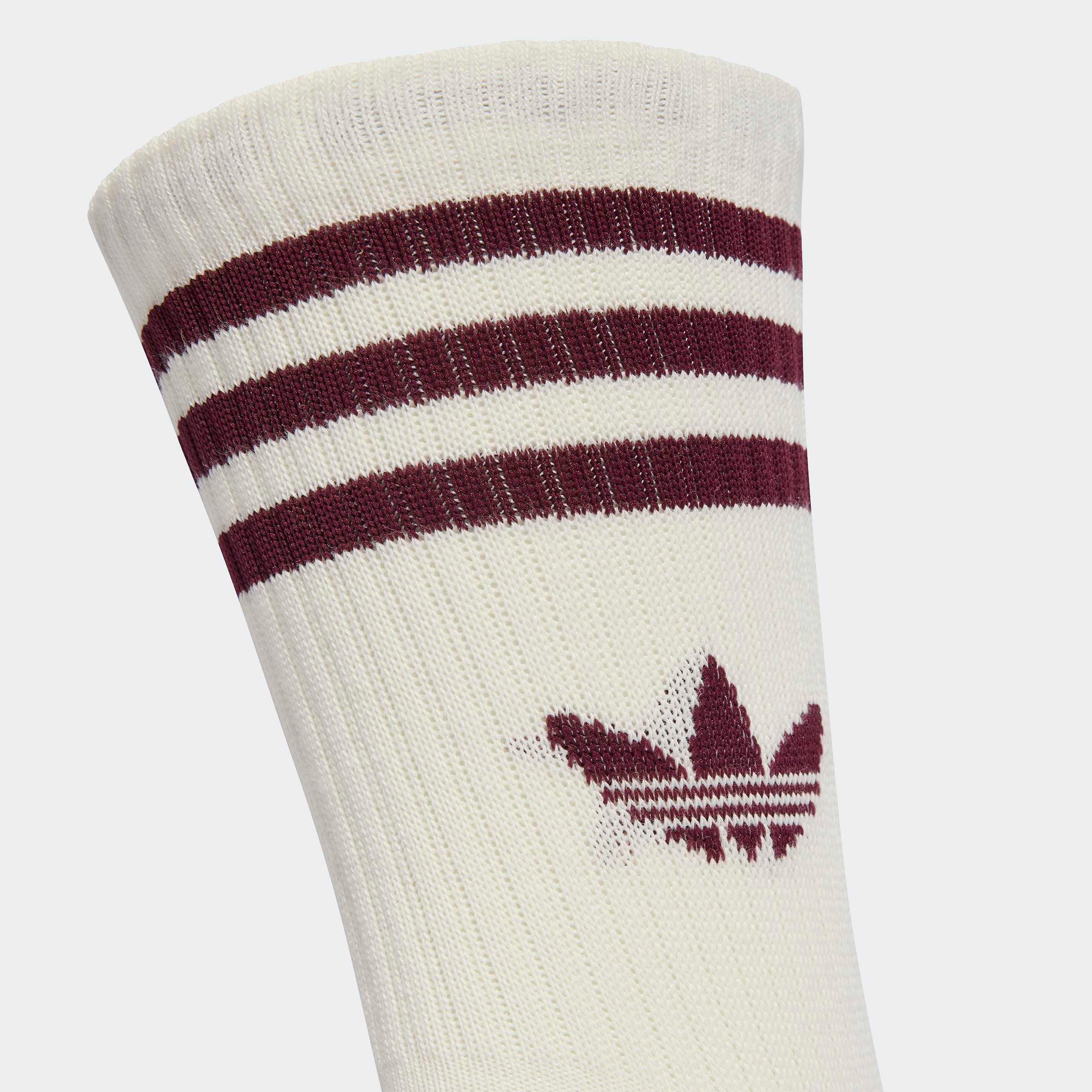 adidas Originals Sportsocken »3-STREIFEN CREW 3ER-PACK« 3 Paar tlg. knöchellange Passform, mit 3-Streifen