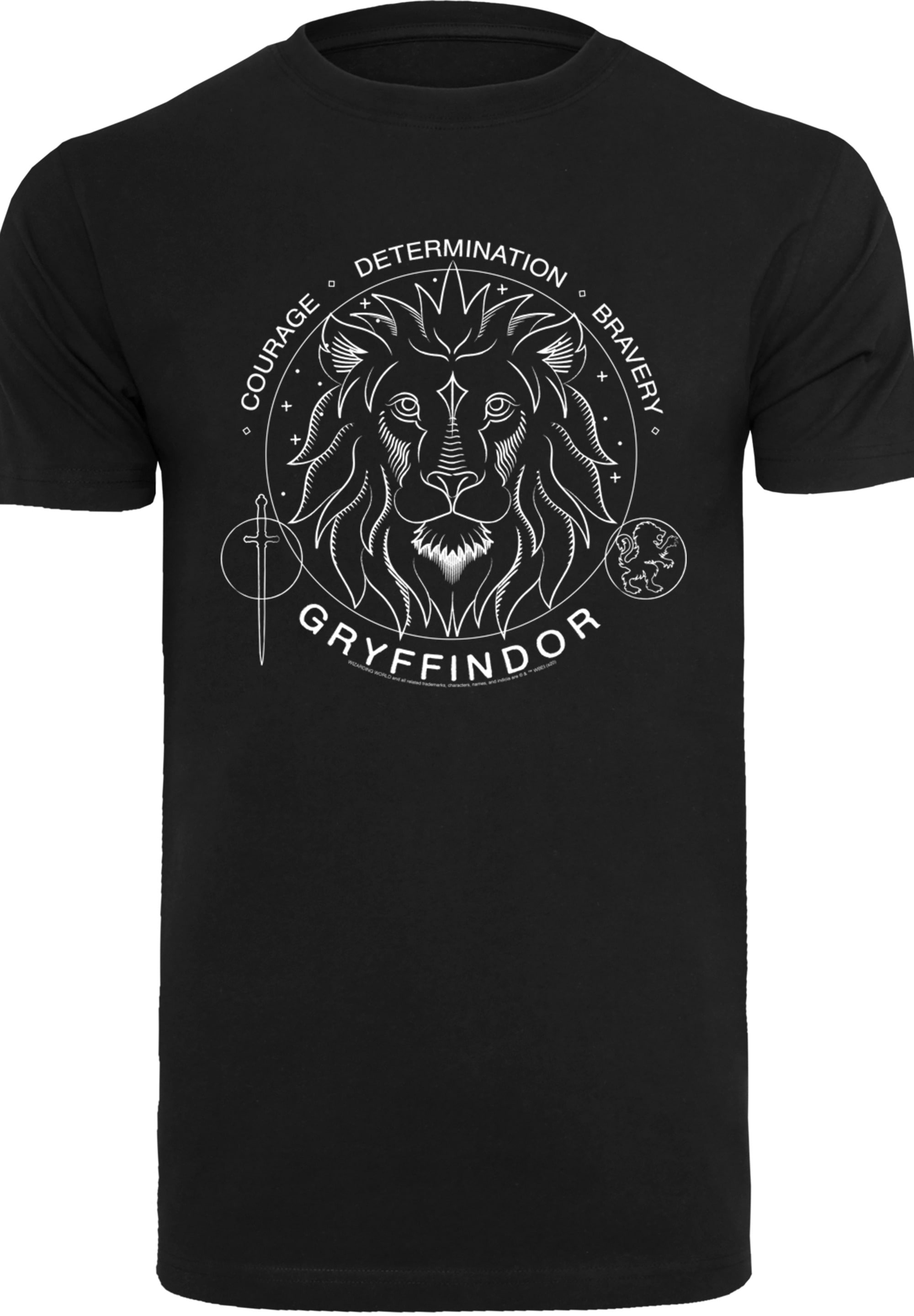 F4NT4STIC T-Shirt »Harry Potter Gryffindor Seal«, Print