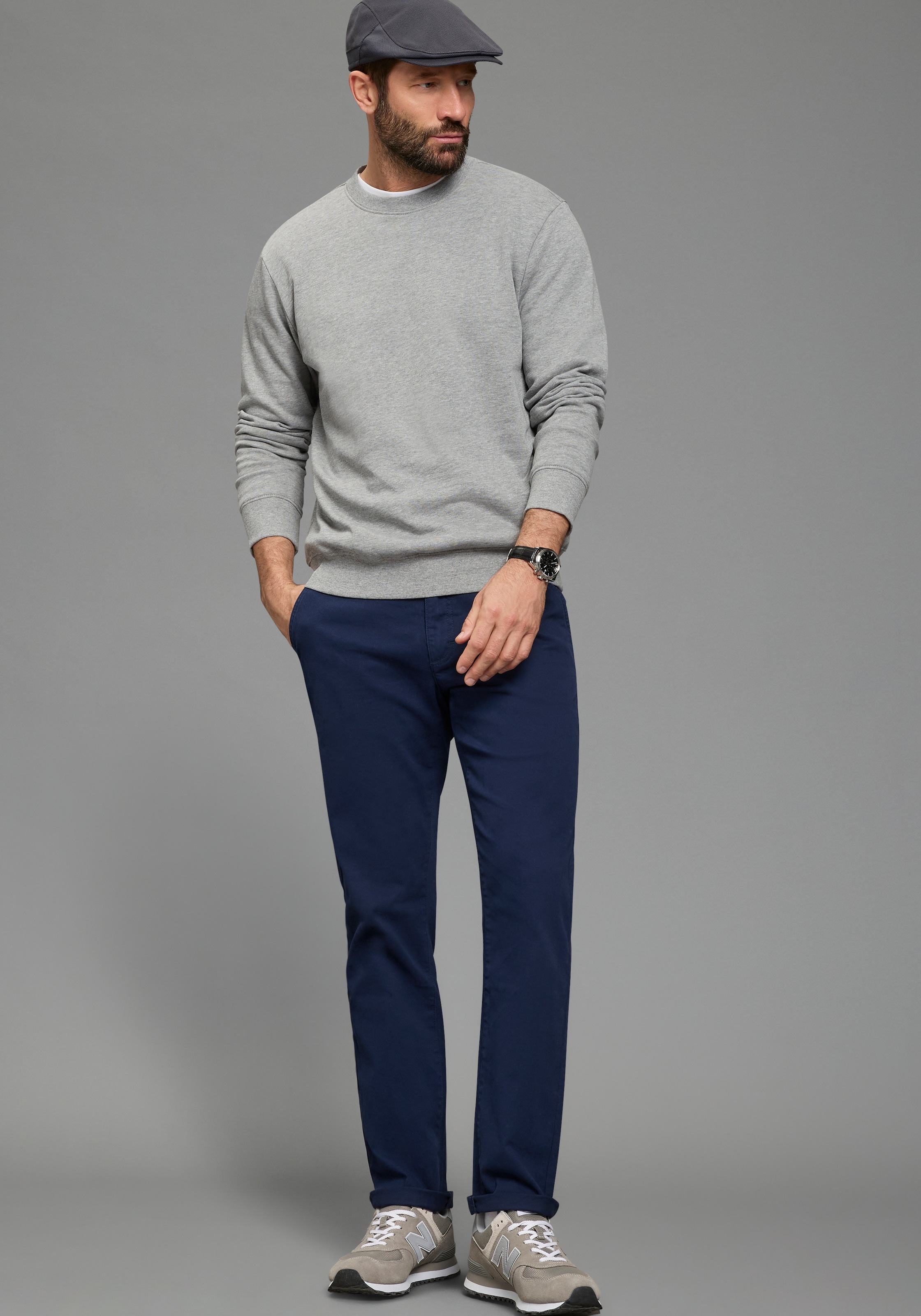 Man's World Dehnbund Chino Trousers Navy 38 3