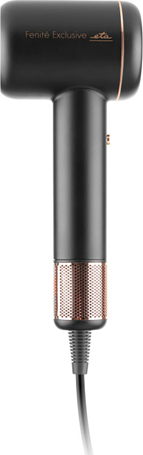 ETA Kinder Ionic-Haartrockner "Fenite Black Edition ETA932090010", schwarz, Kunststoff, B:12,1cm H:28,4cm T:7,6cm, Haartrockner, Verfügt über ein