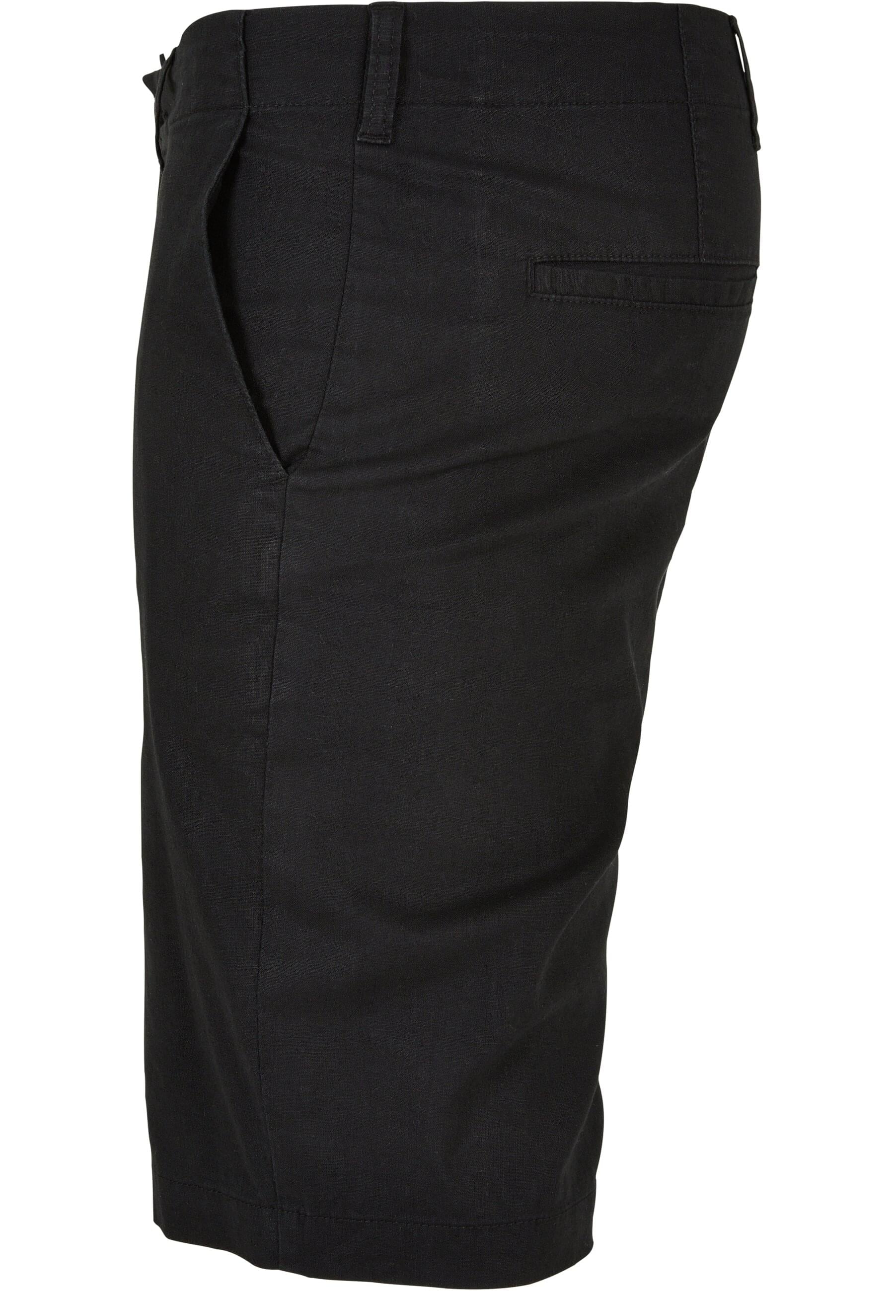 URBAN CLASSICS Shorts »Urban Classics Herren Cotton Linen Shorts«, (1 tlg.)