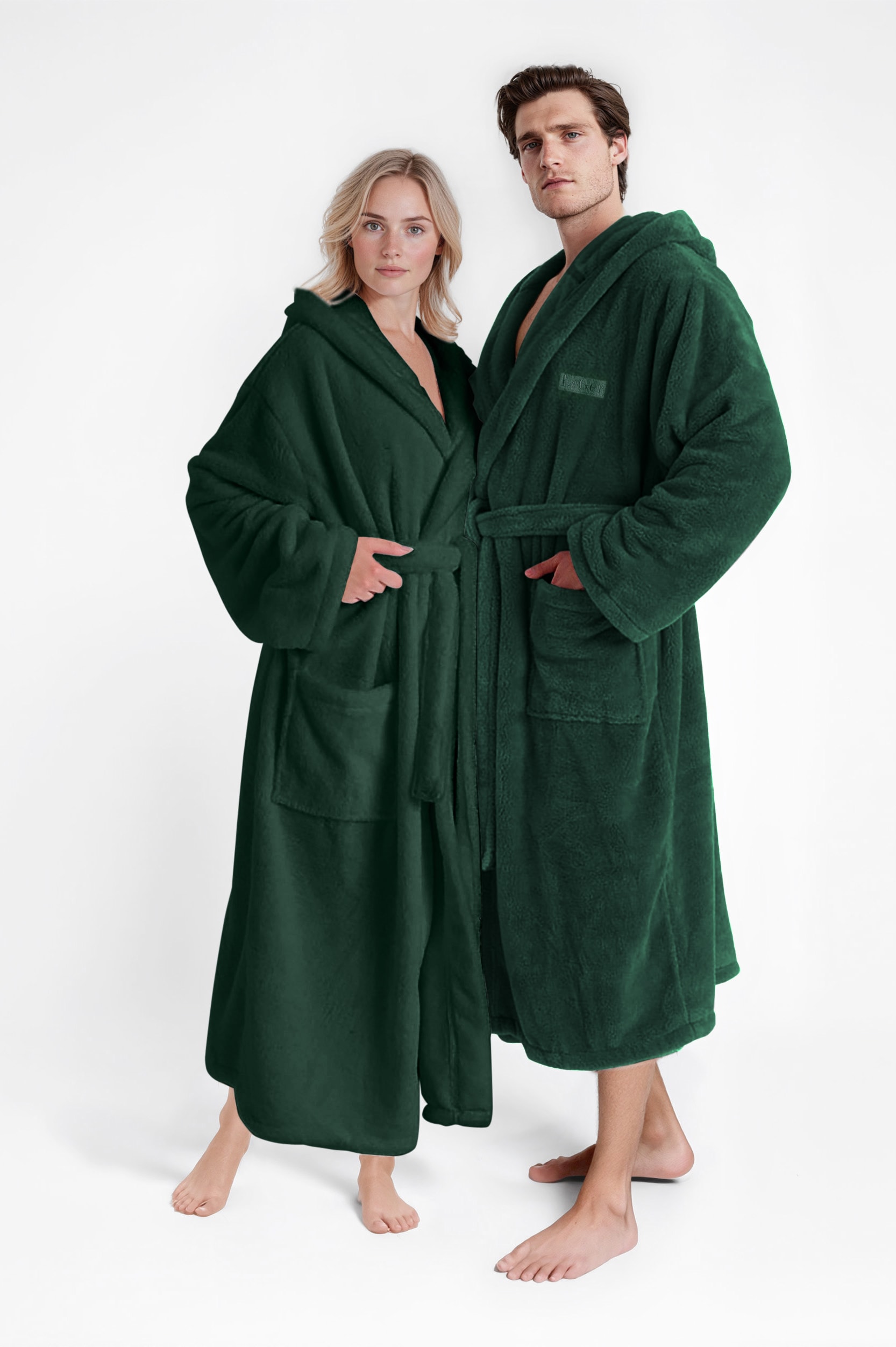 LeGer Home by Lena Gercke Unisex-Bademantel "Lovina, ideal für Sauna & Spa, Hotelbademantel, Morgenmantel" 1 Stk. kuschelig weicher Fleece, plüsch, für Damen und Herren, XS-3XL