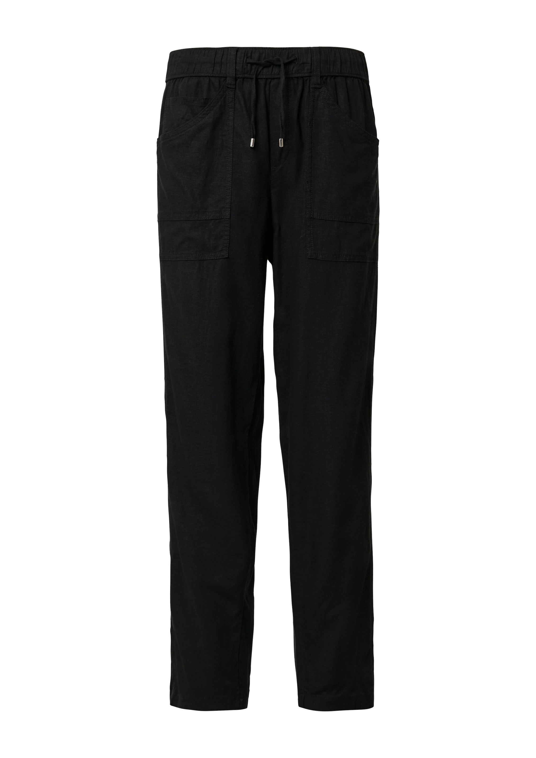 s.Oliver Stoffhose, aus Leinenmix und mit Kordelzug