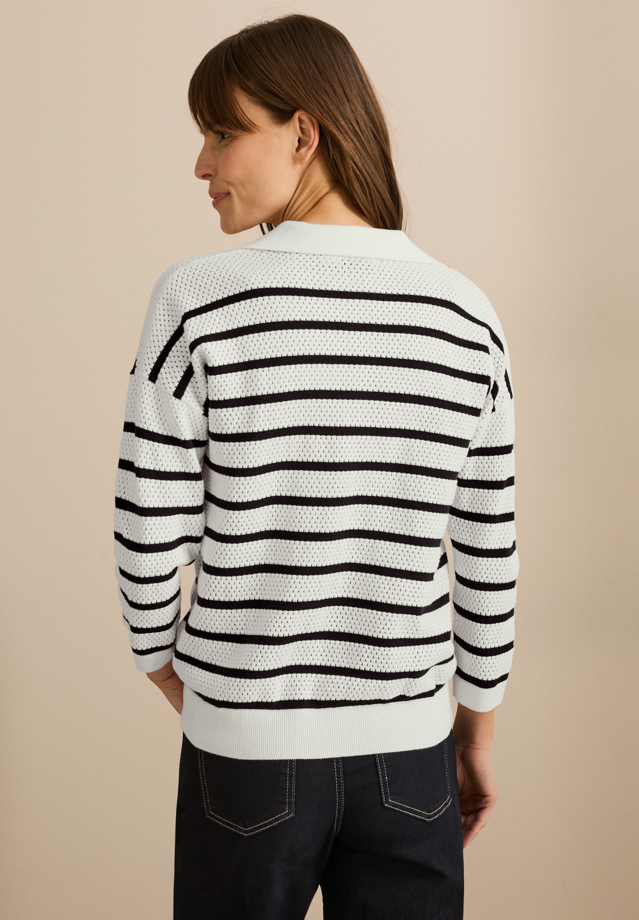 Cecil Strickpullover, aus reiner Baumwolle günstig online kaufen