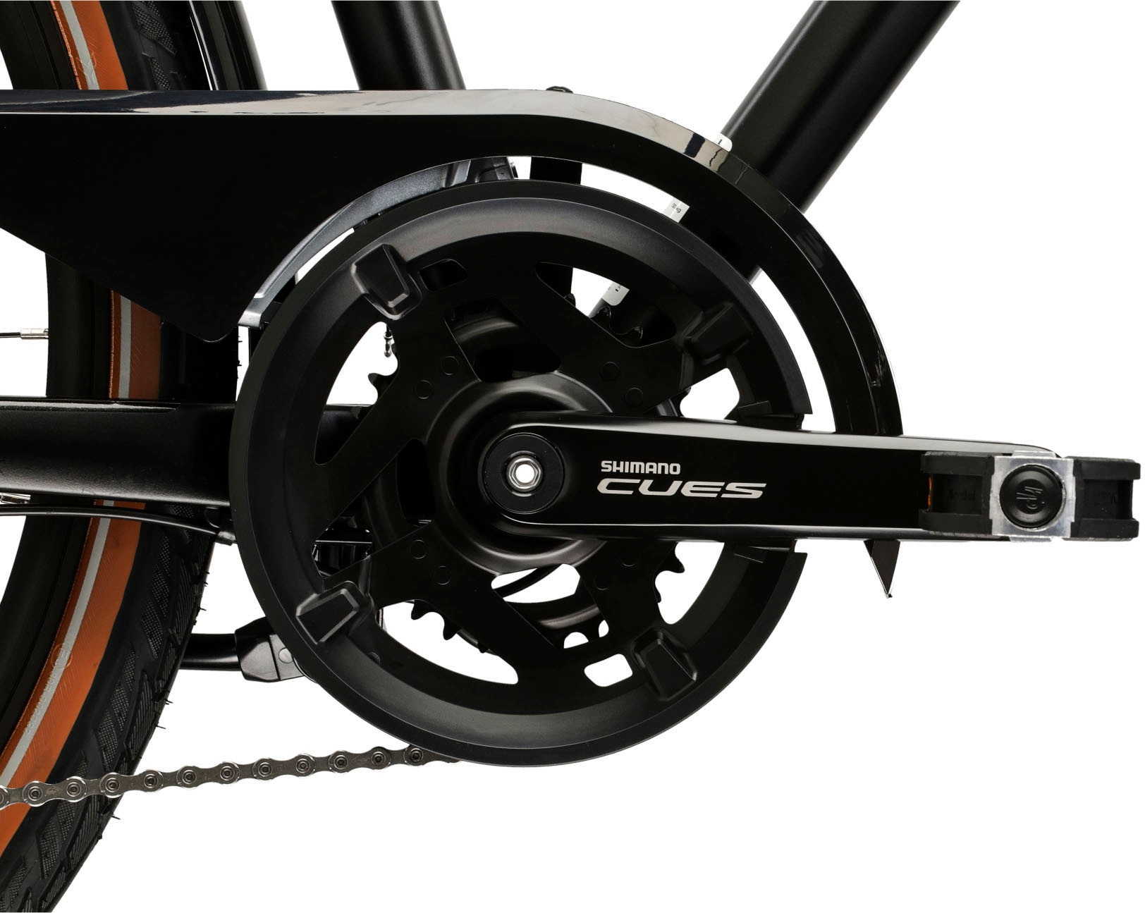 Kross Trekkingrad »KROSS Trekkingrad 28" Trans 5.0 ULT.RA  schwarz 18 Gänge« 18 Gang Shimano CUES U3020 Schaltwerk Kettenschaltung