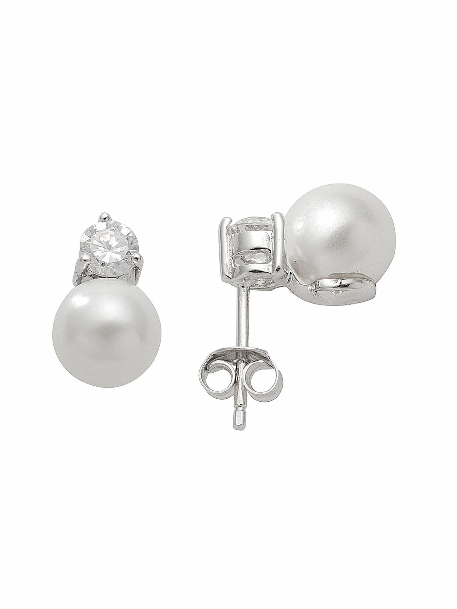 Adelia´s Paar Ohrhänger »925 Silber BAUR Ohrstecker | Zirkonia«, Silberschmuck Damen Ohrringe Zirkonia mit mit für bestellen