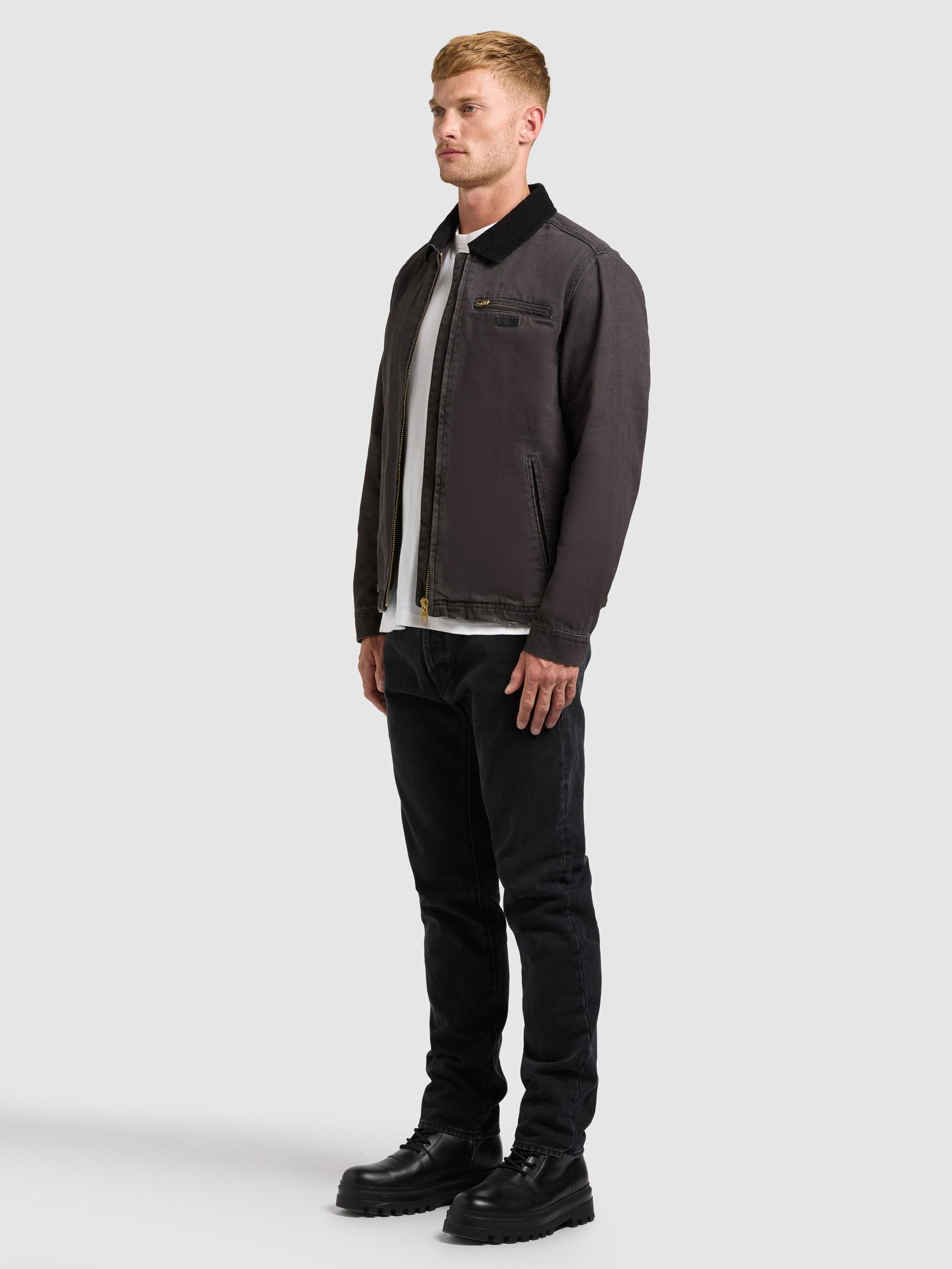 khujo Hemdjacke »Deddy« ohne Kapuze Modische Herren Jacke mit Kordkragen