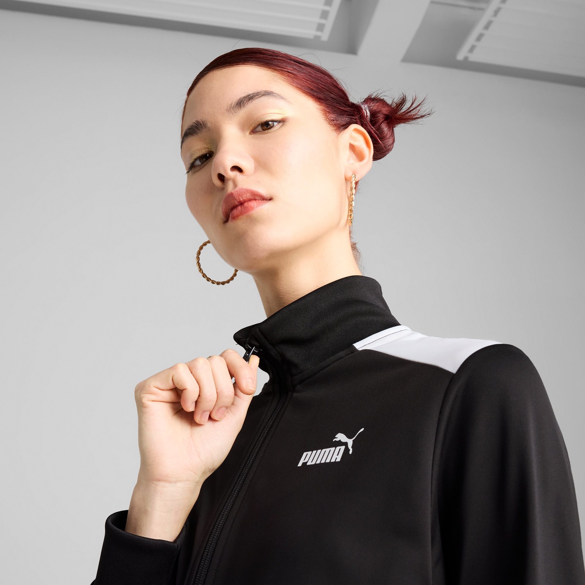 Thumbnail - PUMA Trainingsanzug "POLY SUIT OP" 2 Stk. zweiteiliges Set, Regular Fit, mit elastischen Bündchen