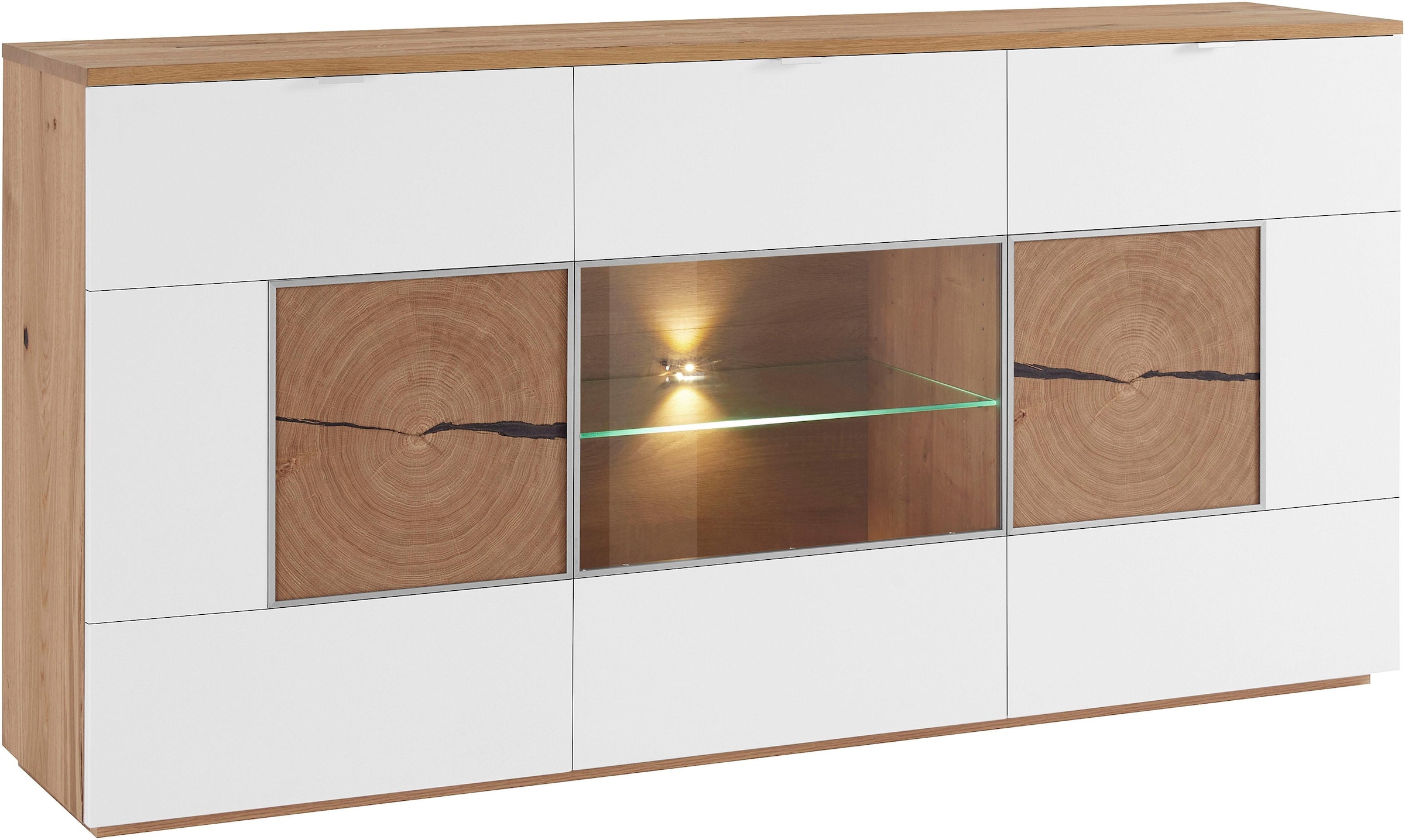 Thumbnail - VOGL Möbelfabrik Sideboard Breite 180 cm mit Hirnholzelement