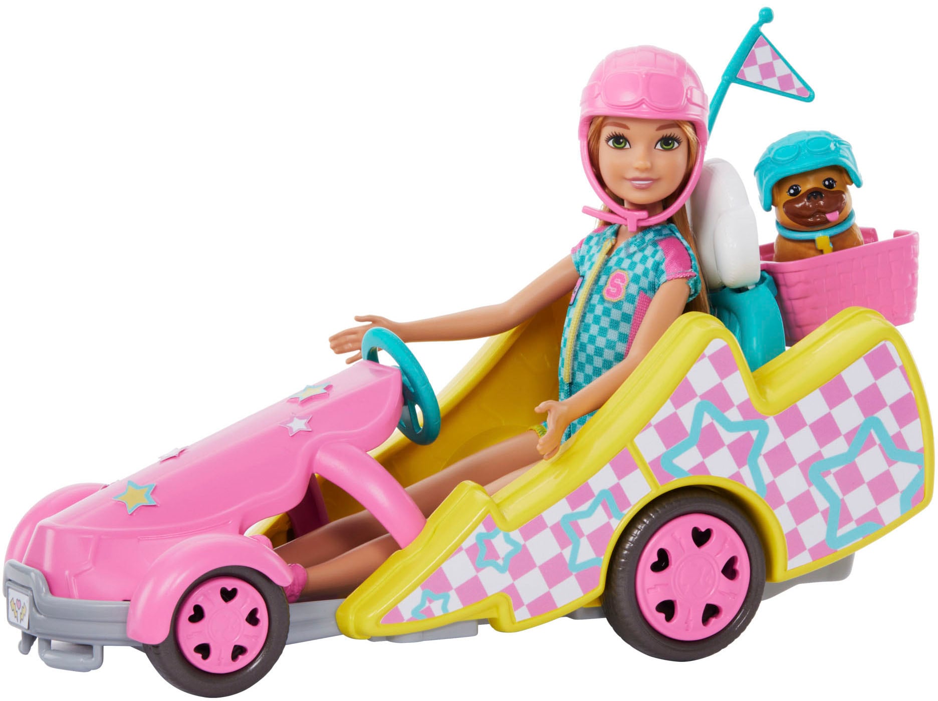 Barbie Puppen Fahrzeug »Stacie Go-Kart«, inklusive Puppe Stacie