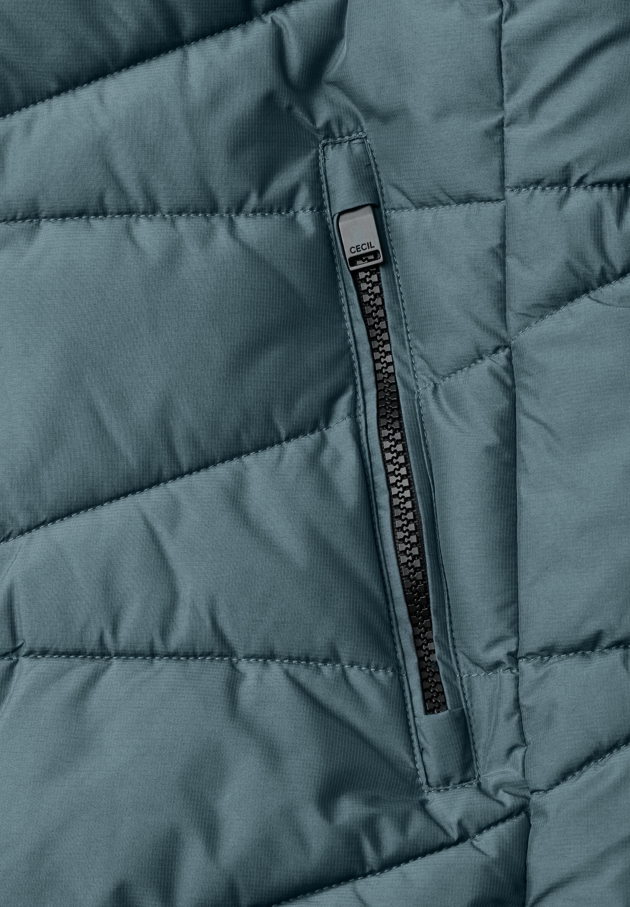 Cecil Steppjacke mit Kapuze mit Kapuze und Zipper