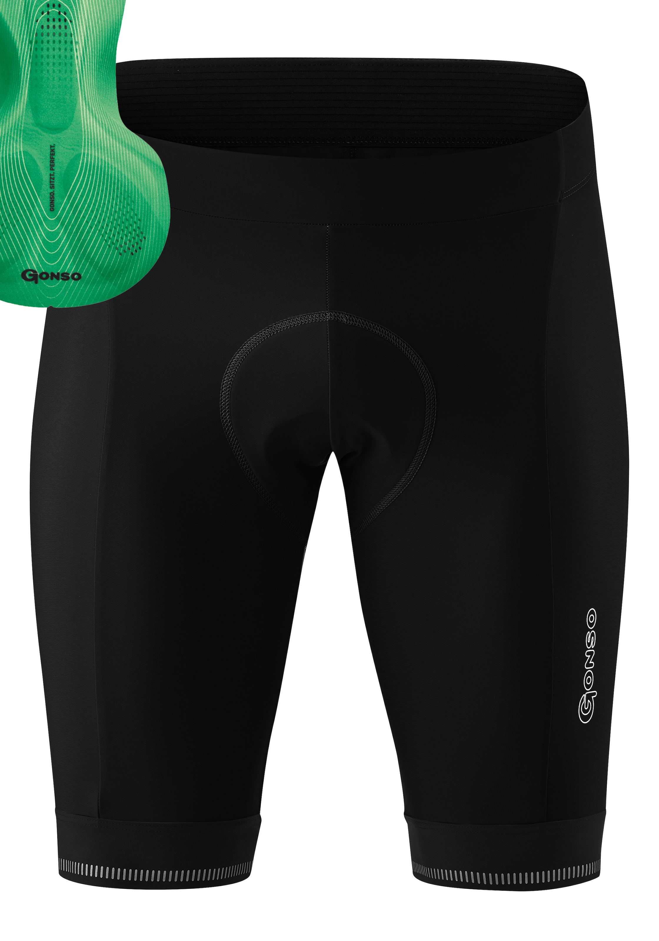 Gonso Fahrradhose "SITIVO M 0", Herren Radhose mit innovativem Sitzpolsterkonzept