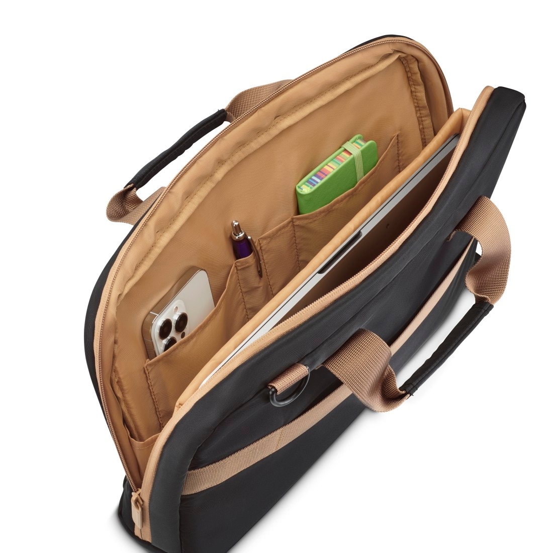 Hama Laptoptasche »Laptoptasche 15,6“ – 16,2“ (leicht, gepolstert, wasserfest, 2 Fächer)«, Nachhaltig, recycled