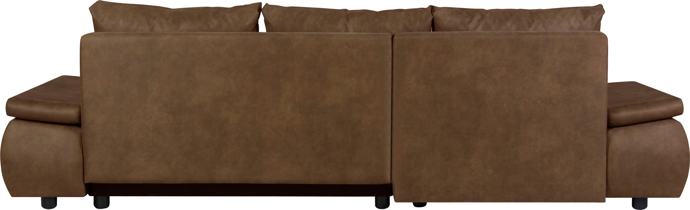 Home affaire Ecksofa »Acra L-Form«, mit Bettfunktion und Bettkasten, in Mattenoptik