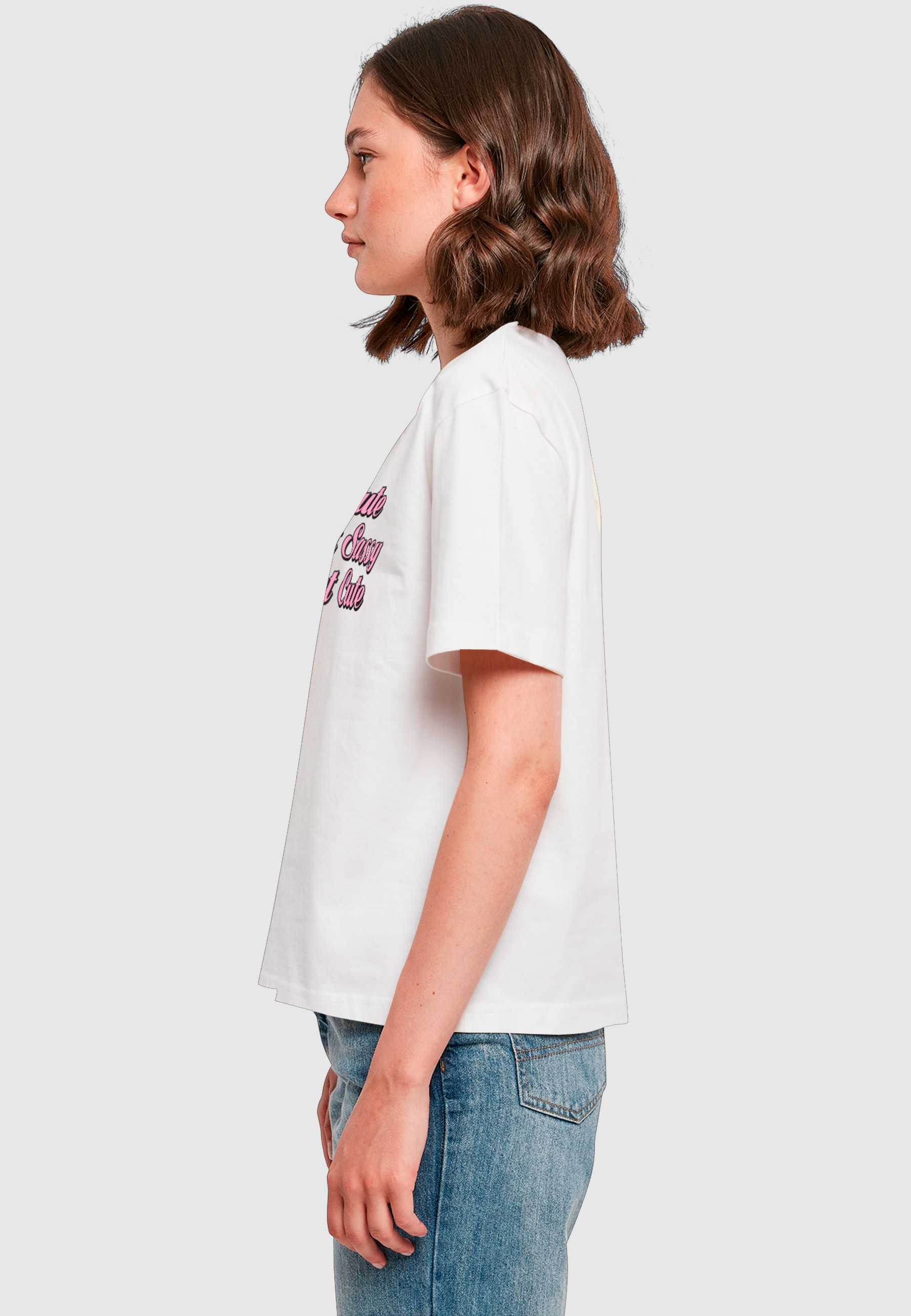 Miss Tee T-Shirt »Miss Tee Cute But Sassy Tee« 1 Stk.