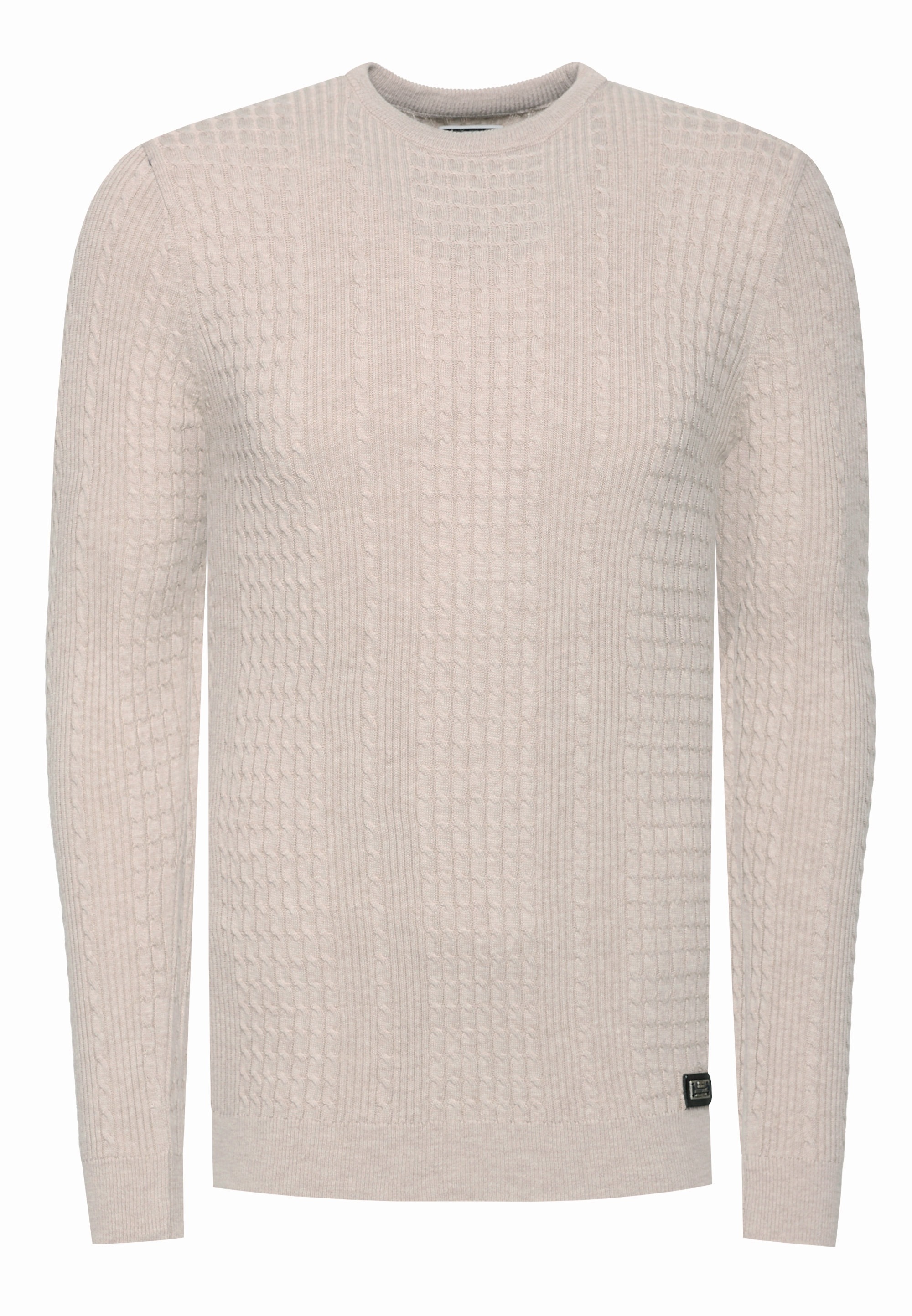 Rusty Neal Strickpullover, mit modernem Strickmuster