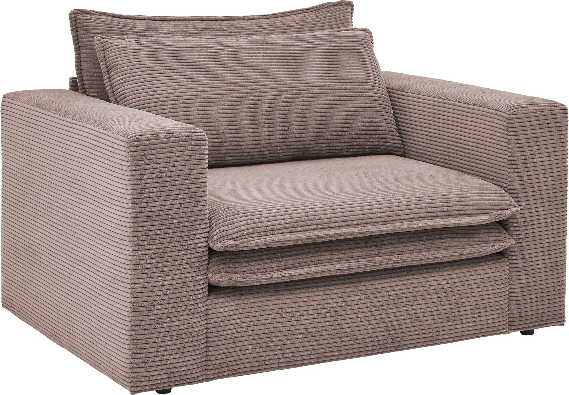 Thumbnail - Home affaire Loveseat "PIAGGE" Hochwertiger Cord, trendiger Loveseat