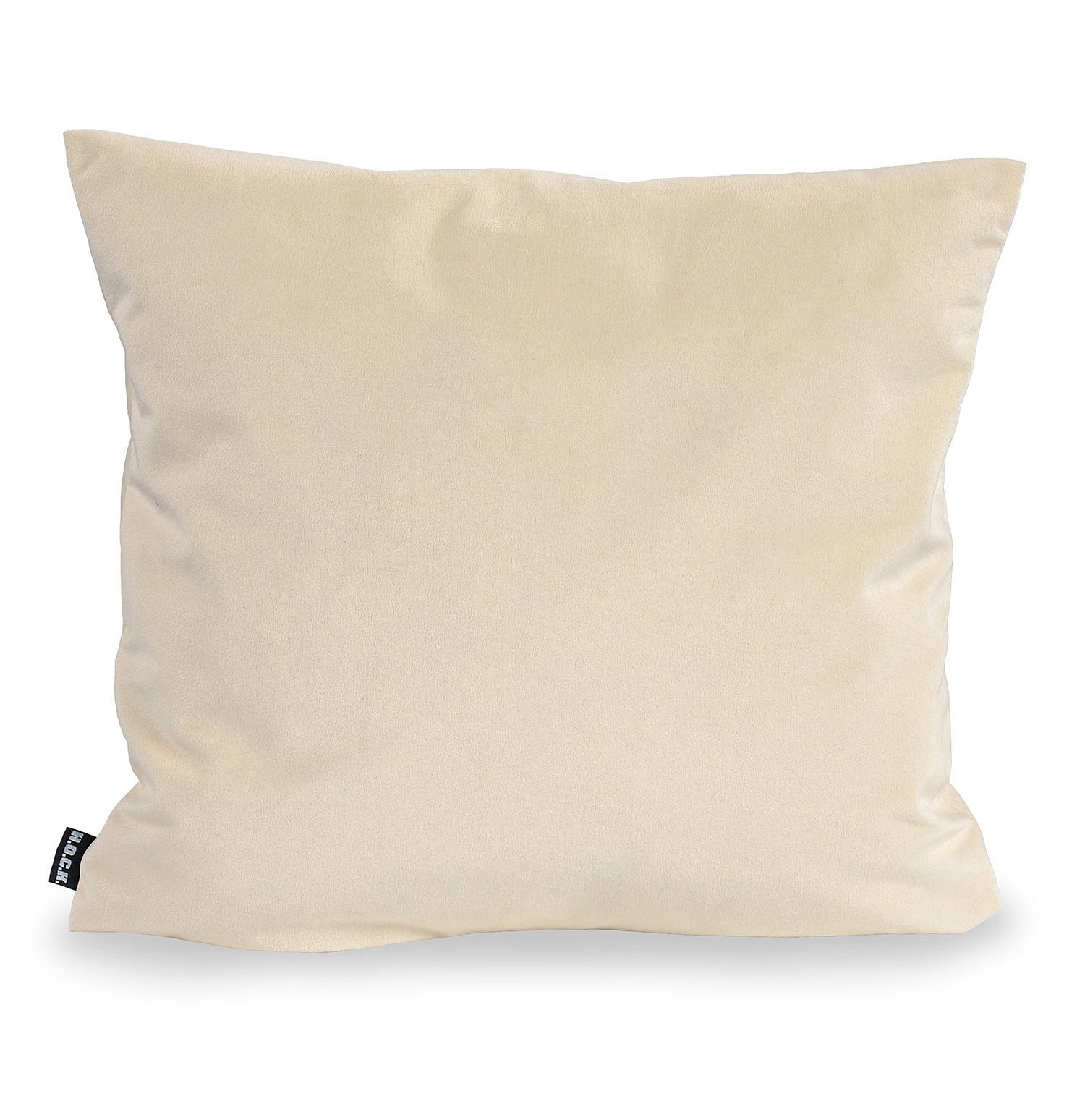 H.O.C.K. "Classic Uni" Kissenhülle mit Füllung, 1 Stück, 50/50 cm