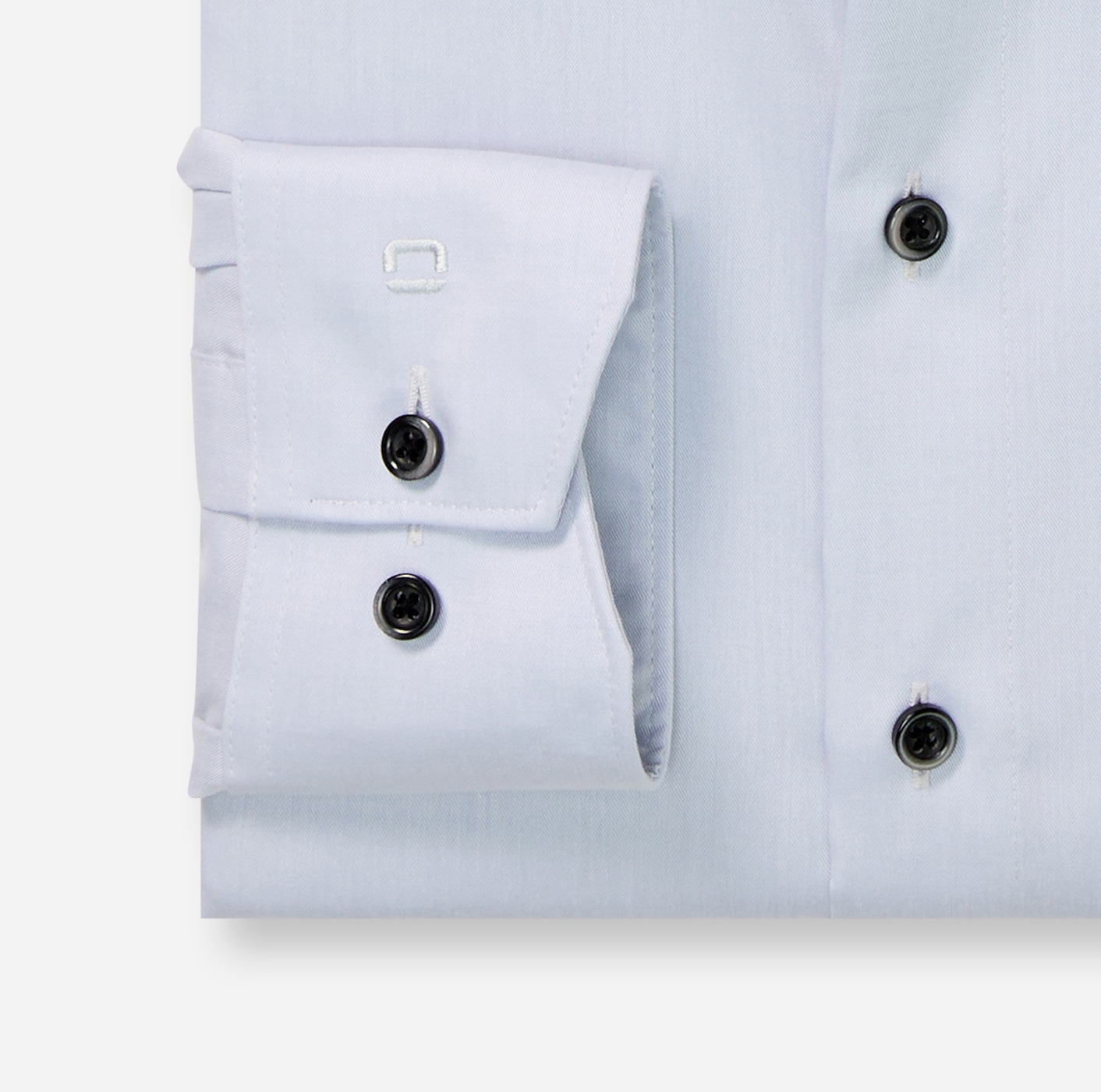 OLYMP Langarmhemd »Luxor« Businesshemd, unifarben, modern fit, Royal-Kentkragen