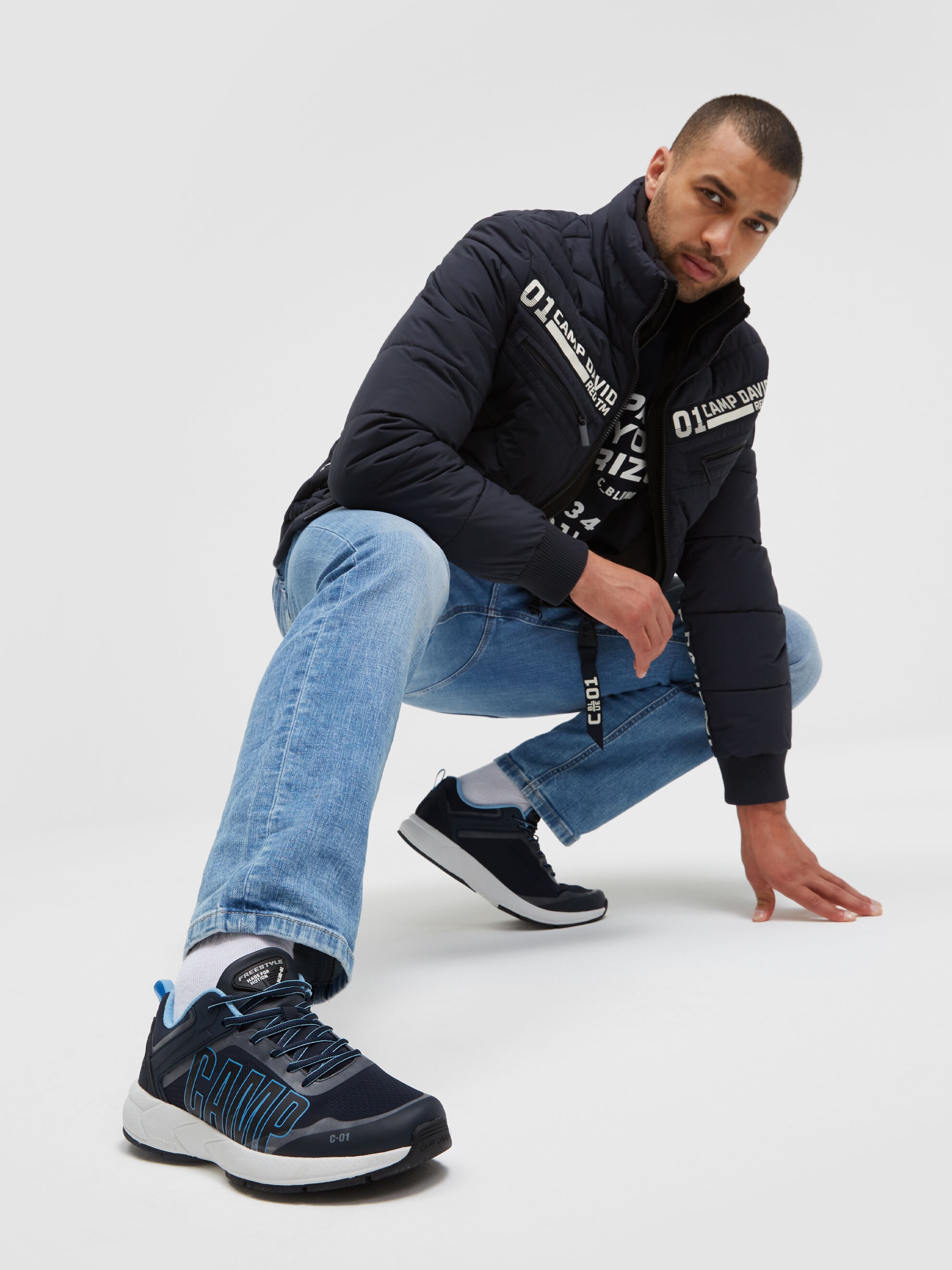 CAMP DAVID Sneaker  mit Fersenstabilisator
