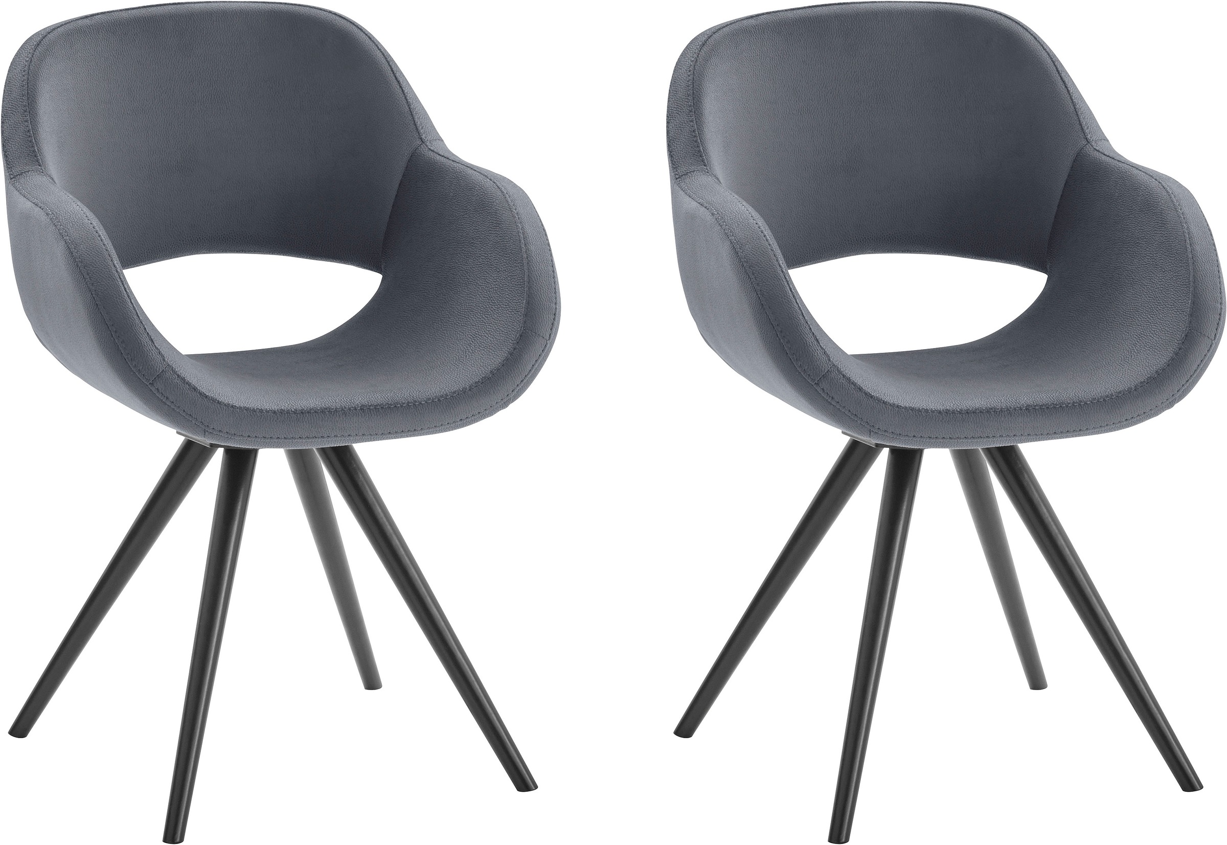 Home affaire Armlehnstuhl "Aurora" (Set) 2 Stk.Gestell aus Massivholz Buche günstig online kaufen