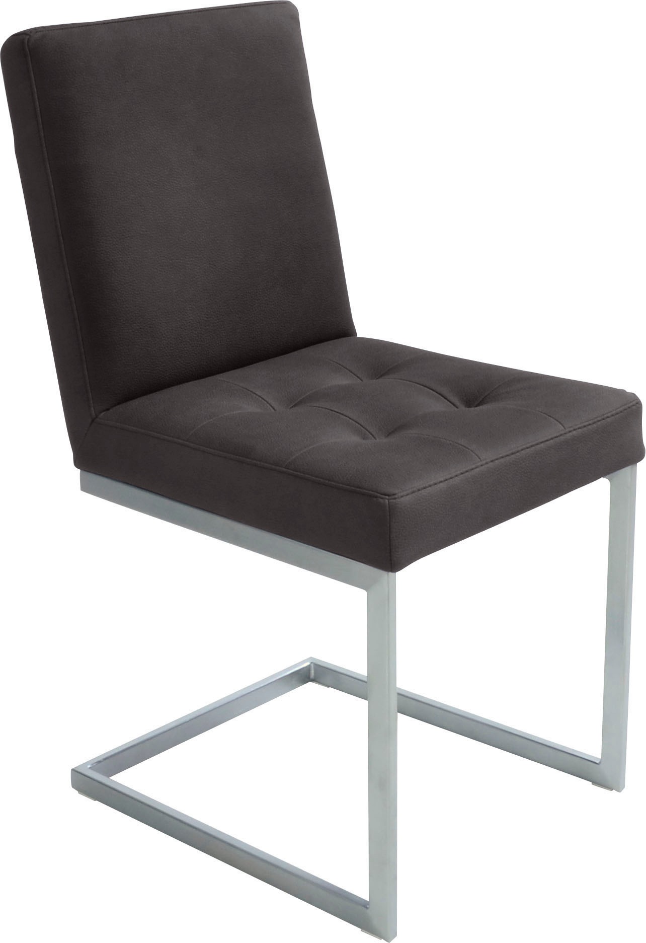 K+W Komfort & Wohnen Eckbankgruppe »Spider II«, (Set, 4 tlg.), langer Schenkel 195cm, 2 Freischwinger, Auszugstisch in Breite 120 cm
