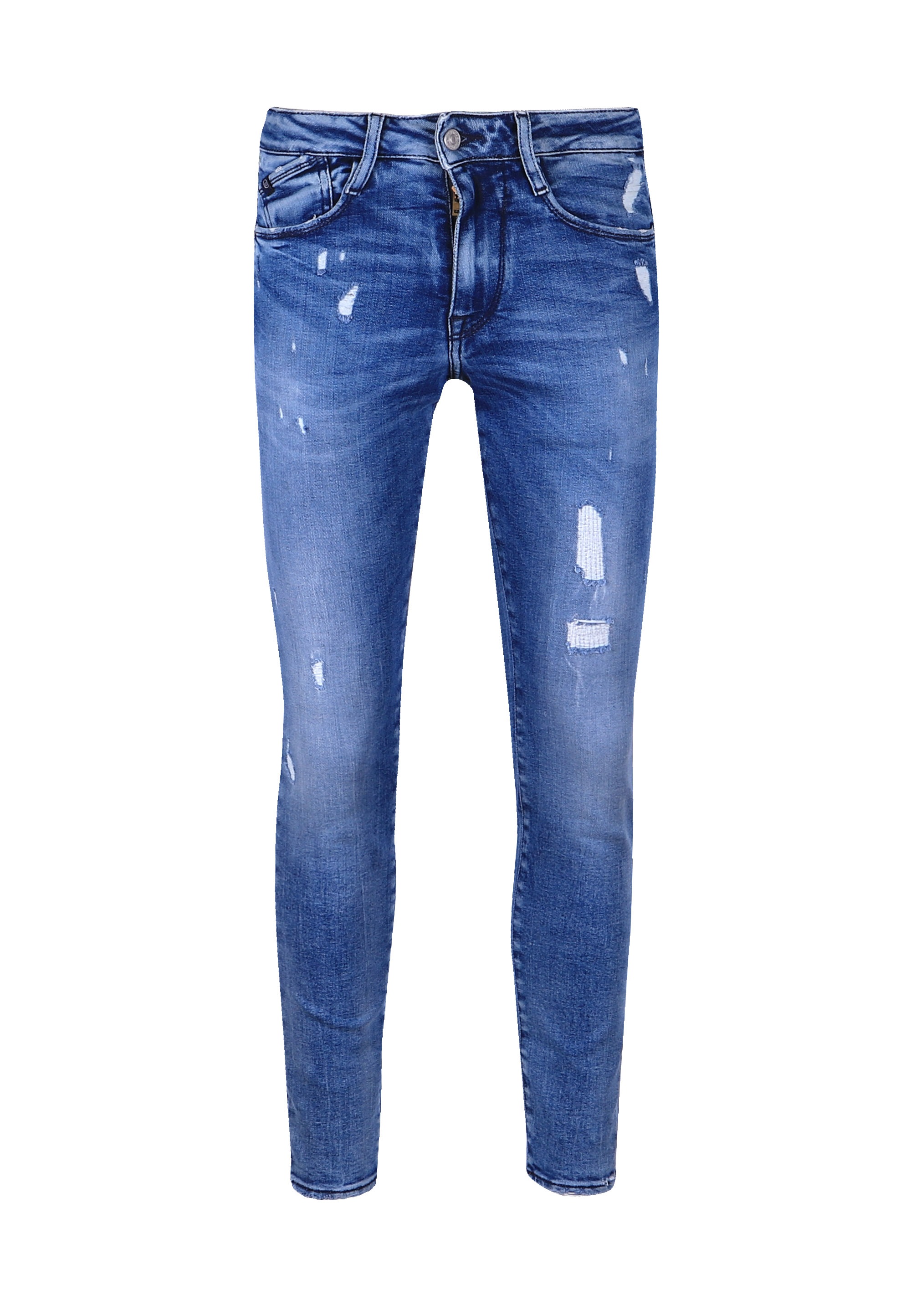 Le Temps Des Cerises Slim-fit-Jeans, im modischen Used-Look