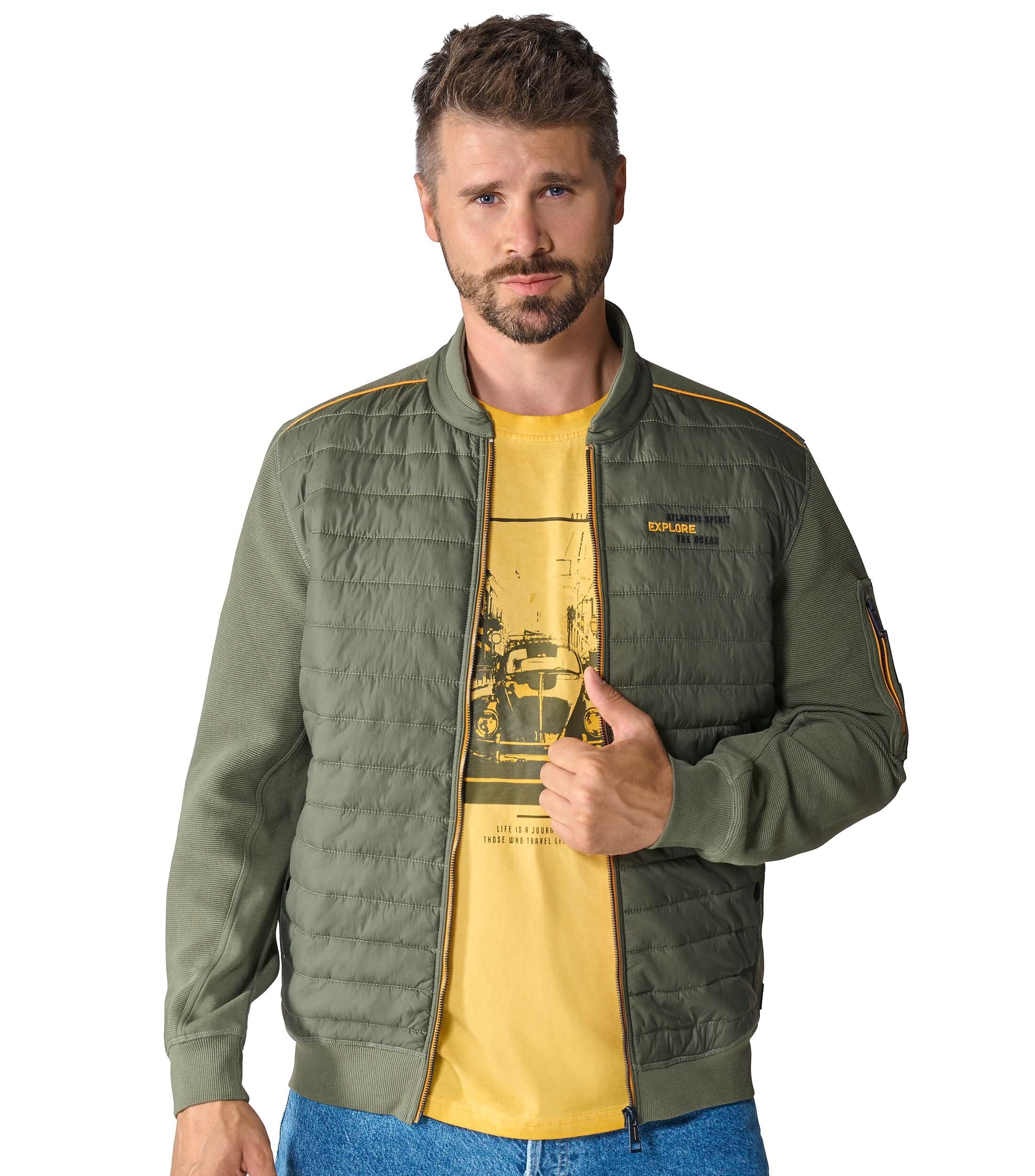 CASAMODA Sweatjacke "CASAMODA Sweatjacke uni" günstig online kaufen