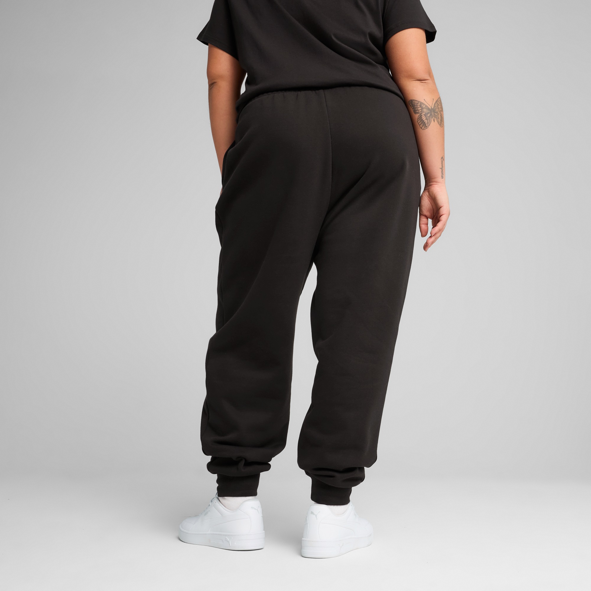 PUMA Trainingshose "ESS SMALL NO. 1 LOGO COMFORT HIGH-WAIST SWEATPANTS FL C günstig online kaufen