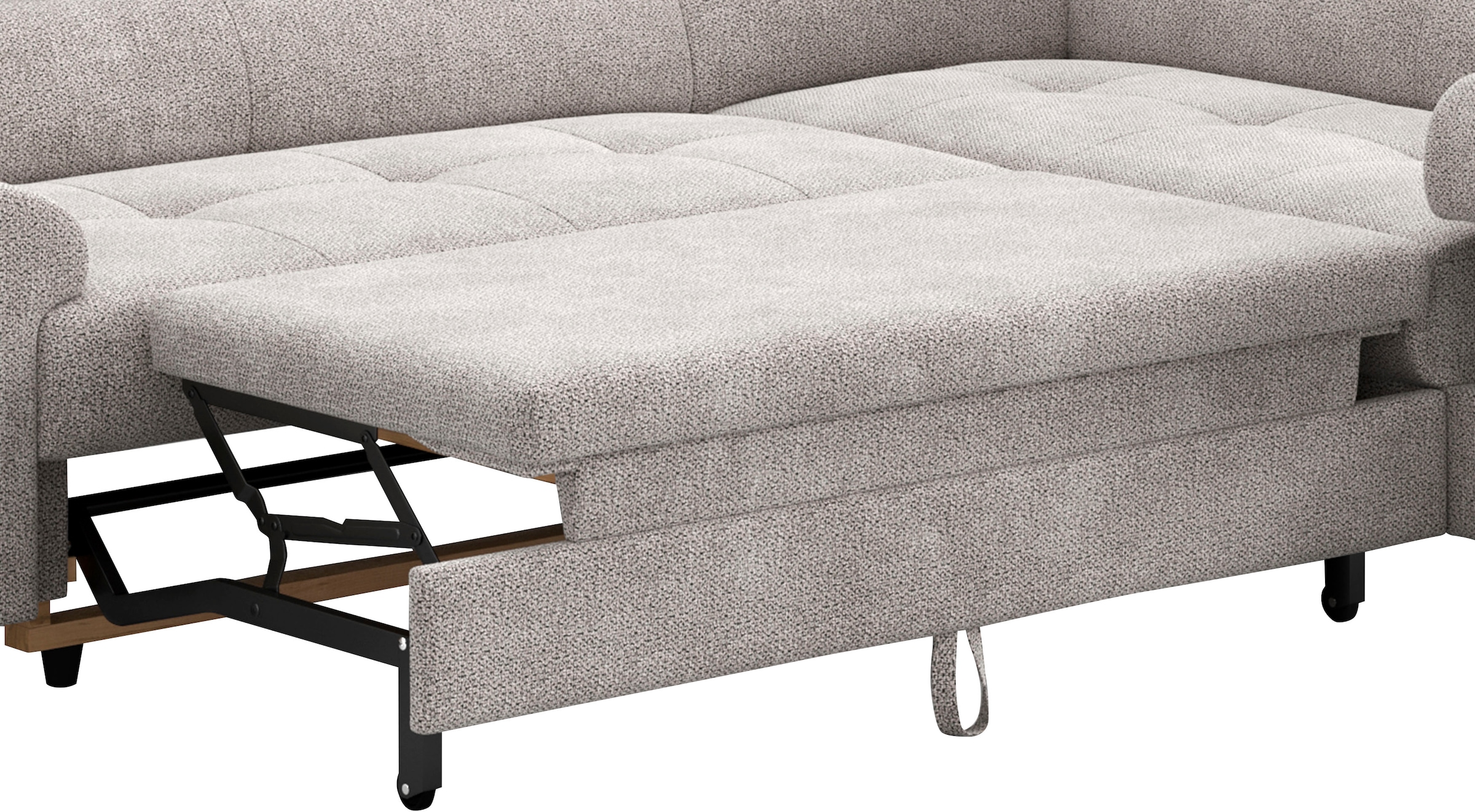 COTTA Ecksofa »Aura L-Form«, mit Schlaffunktion, Bettkasten und Kopfteilverstellung