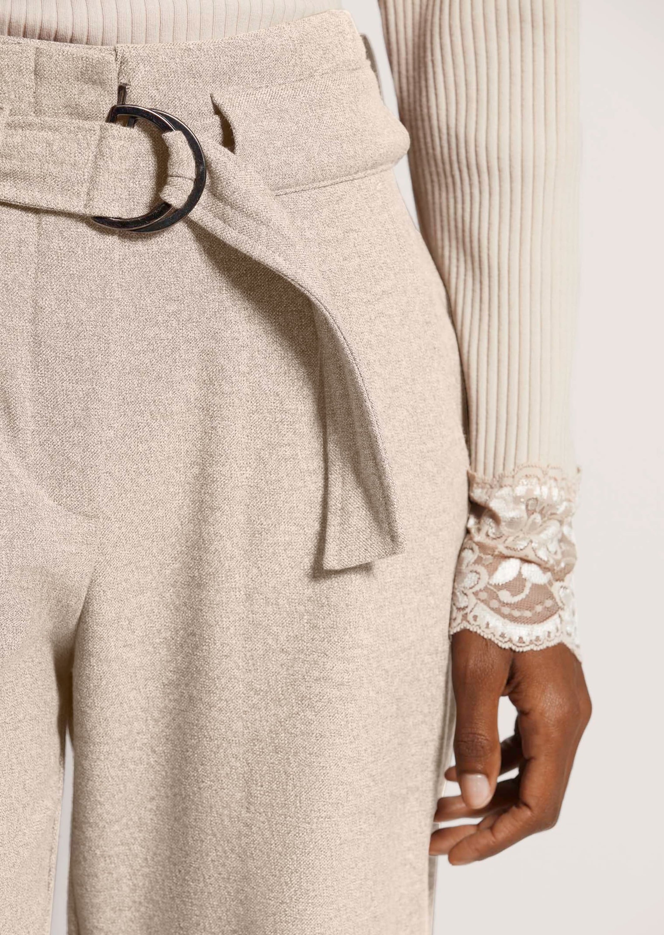 MADELEINE Cargohose »Cargo-Pants Lässige Damenhose mit Gürtel und Gummisaum«