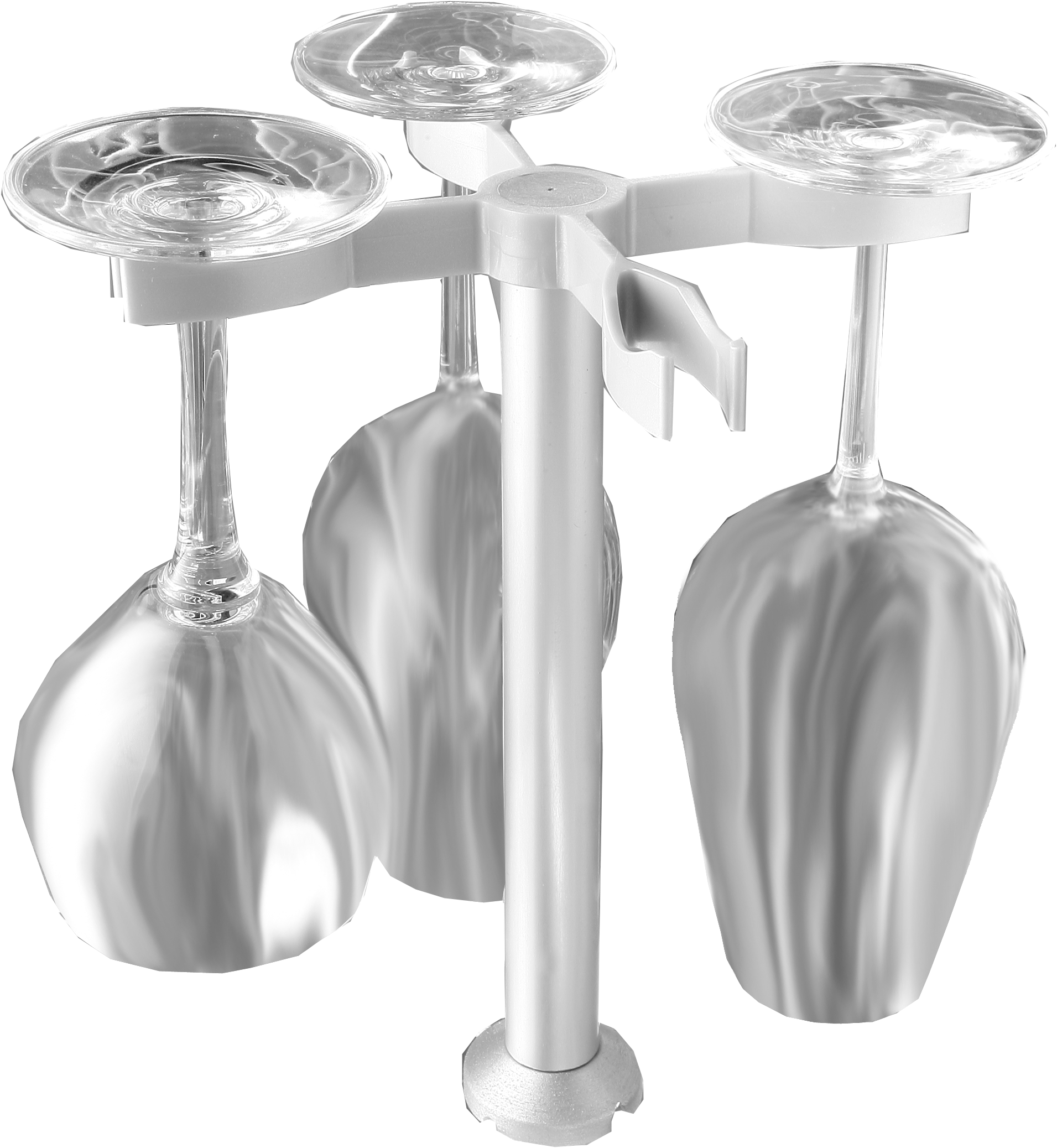 Ruco Küchenregal Gläserhalter für die Spülmaschine, Aluminium, für 4 Gläser günstig online kaufen