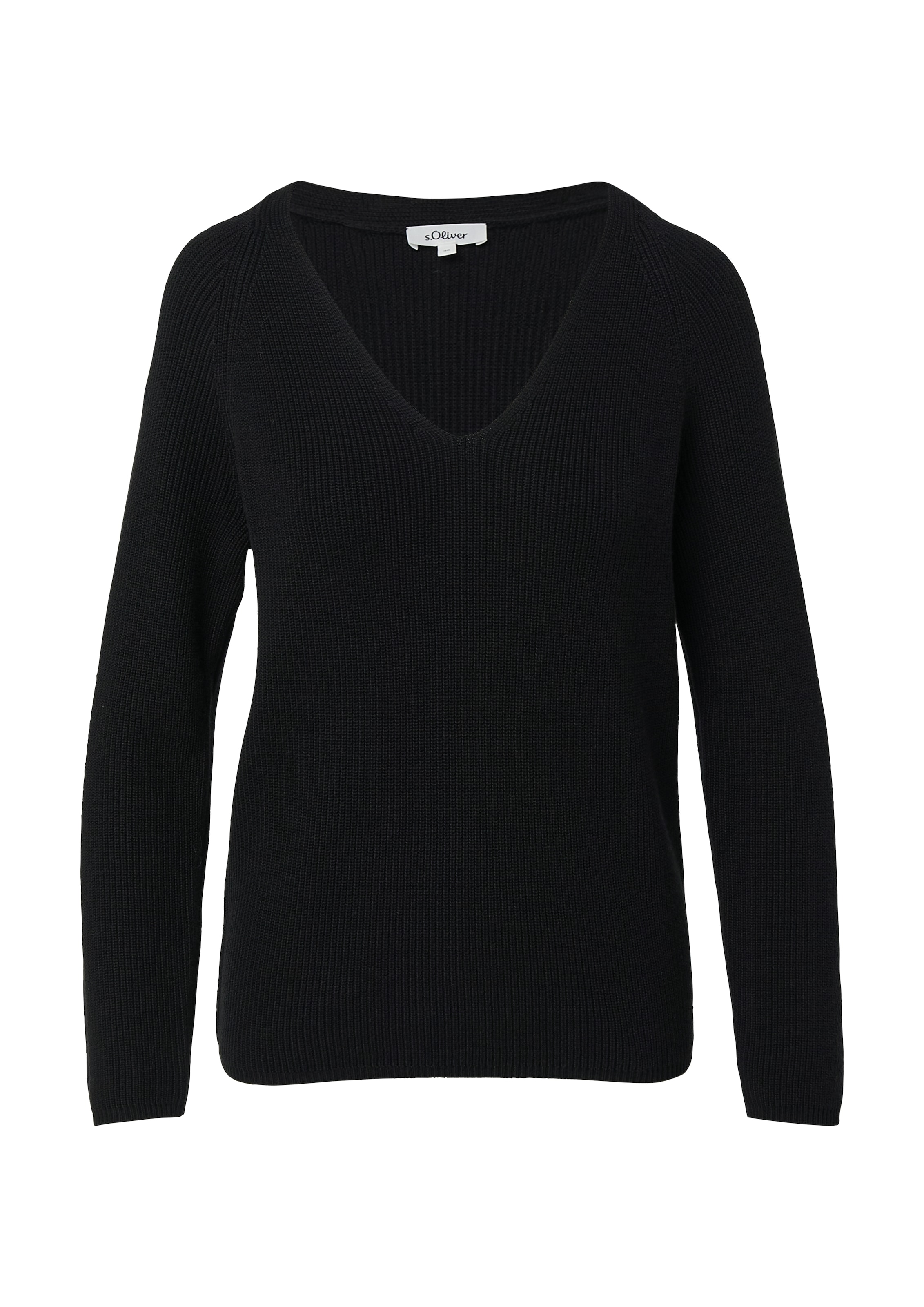 s.Oliver Strickpullover, mit V-Ausschnitt