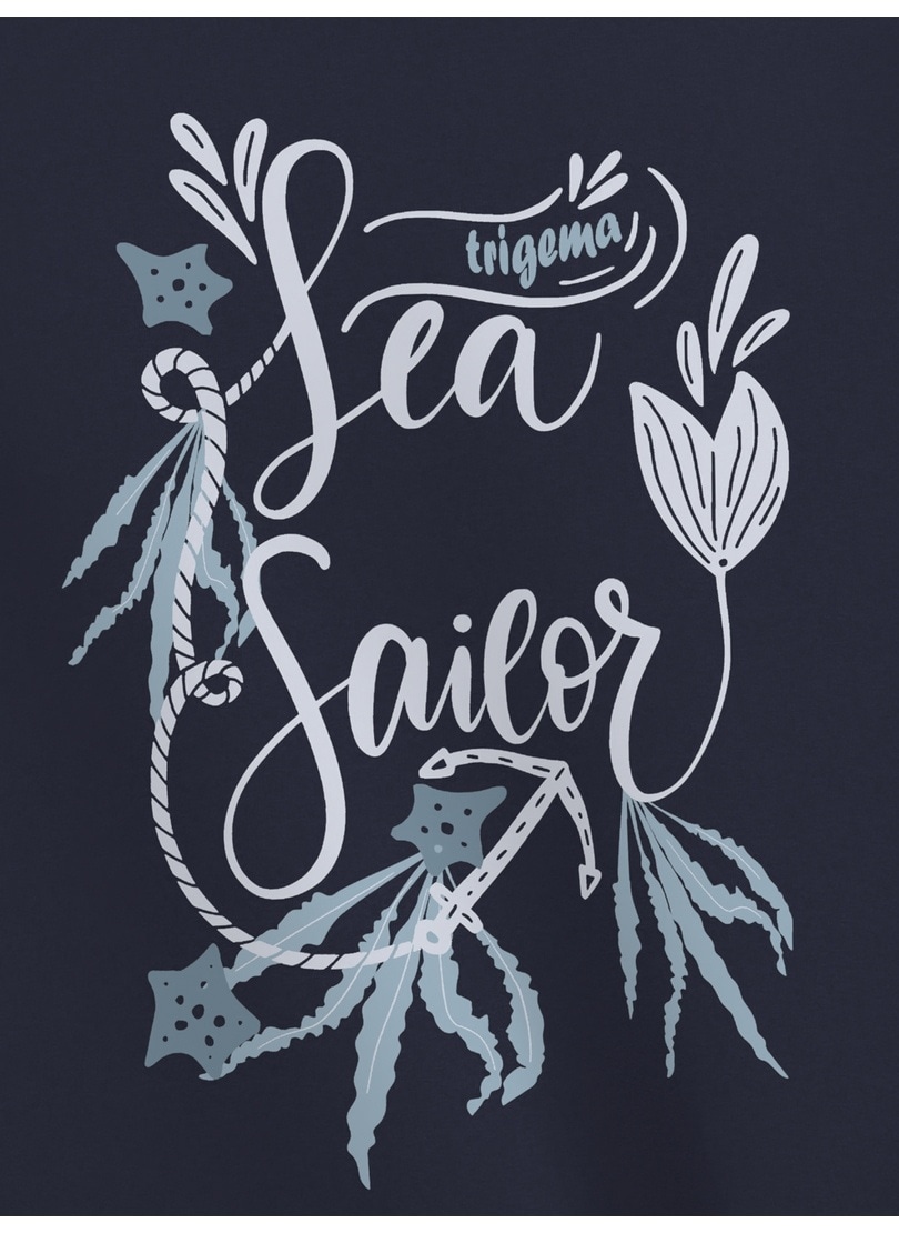 Trigema T-Shirt »TRIGEMA T Shirt mit Maritimem Motiv« 1