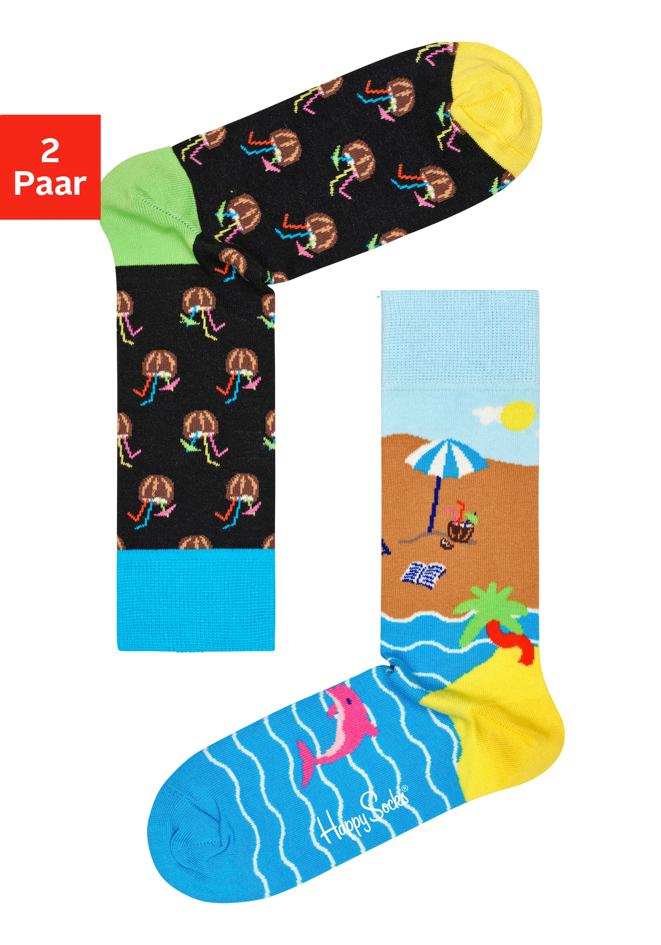 Happy Socks Socken, | & Paar), Socks Coconut Break Cocktail Beach BAUR online kaufen (2