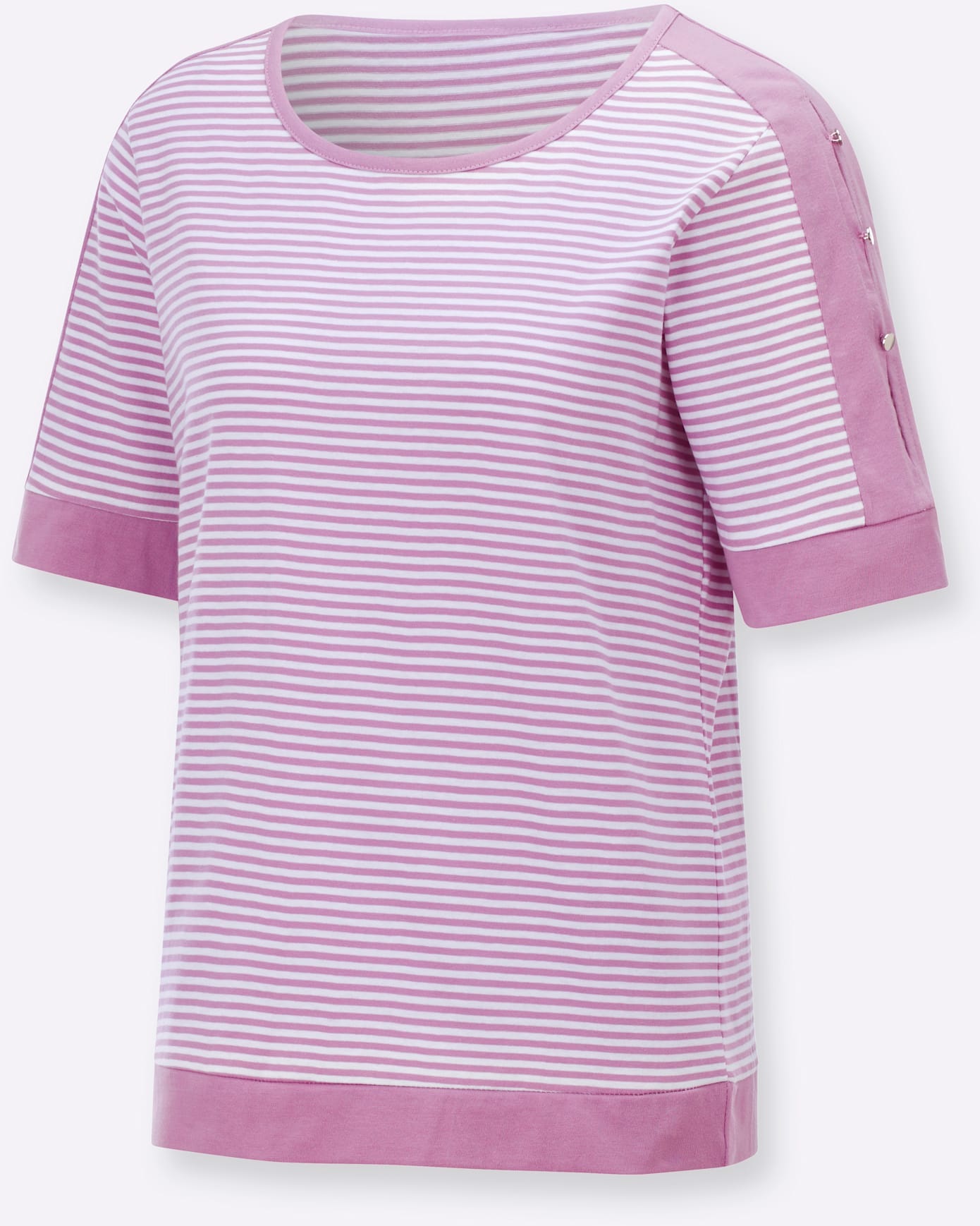 Thumbnail - Casual Looks Kurzarmshirt "Ringelshirt" 1 tlg.