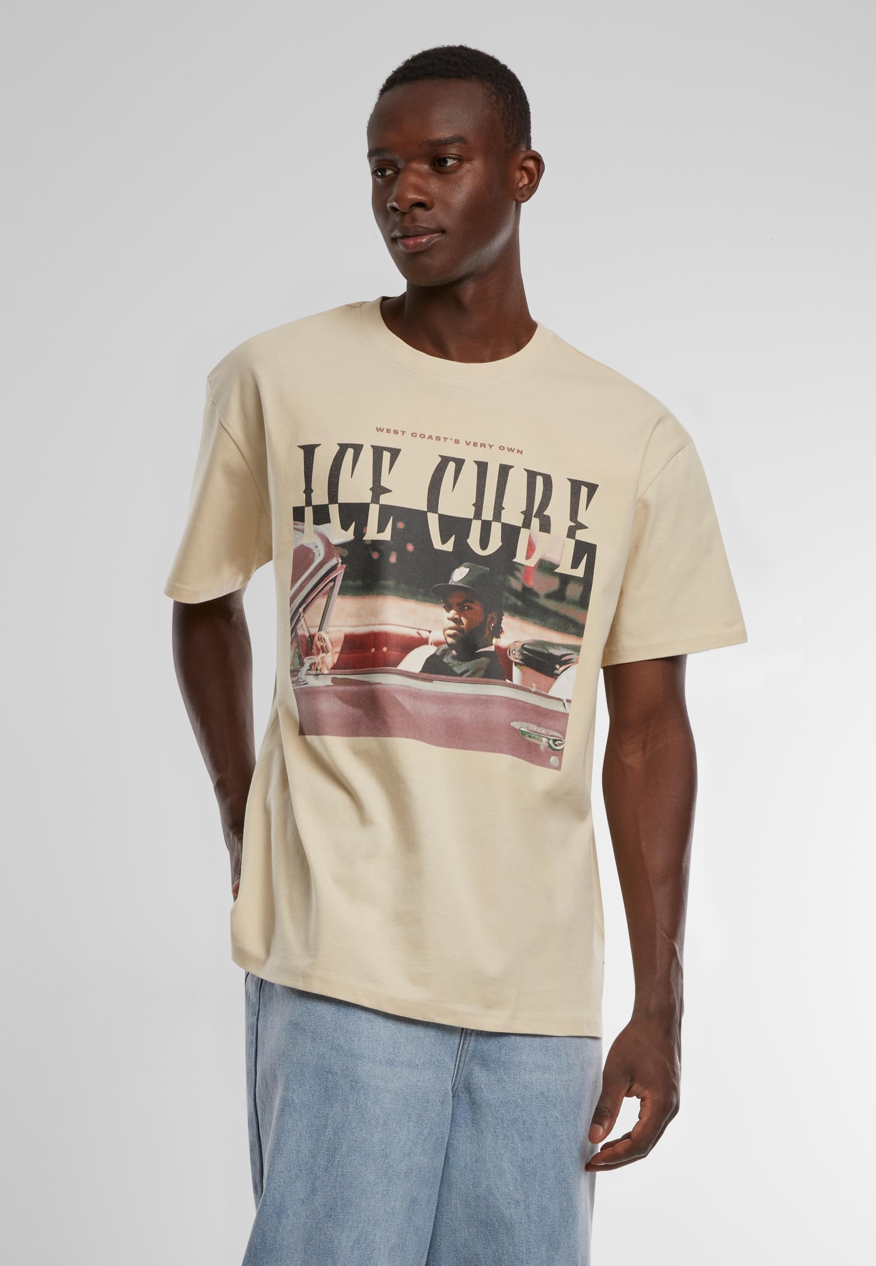 MisterTee T-Shirt »MisterTee Herren Ice Cube It's a good day Oversize Tee«, (1 tlg.)