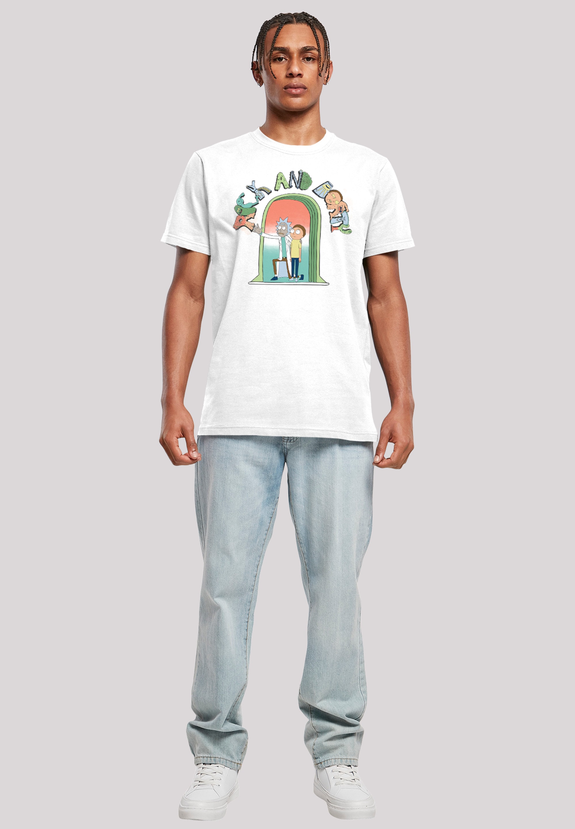F4NT4STIC T-Shirt »T-Shirt RICK AND MORTY«, Herren,Premium Merch,Regular-Fit,Basic,Bedruckt
