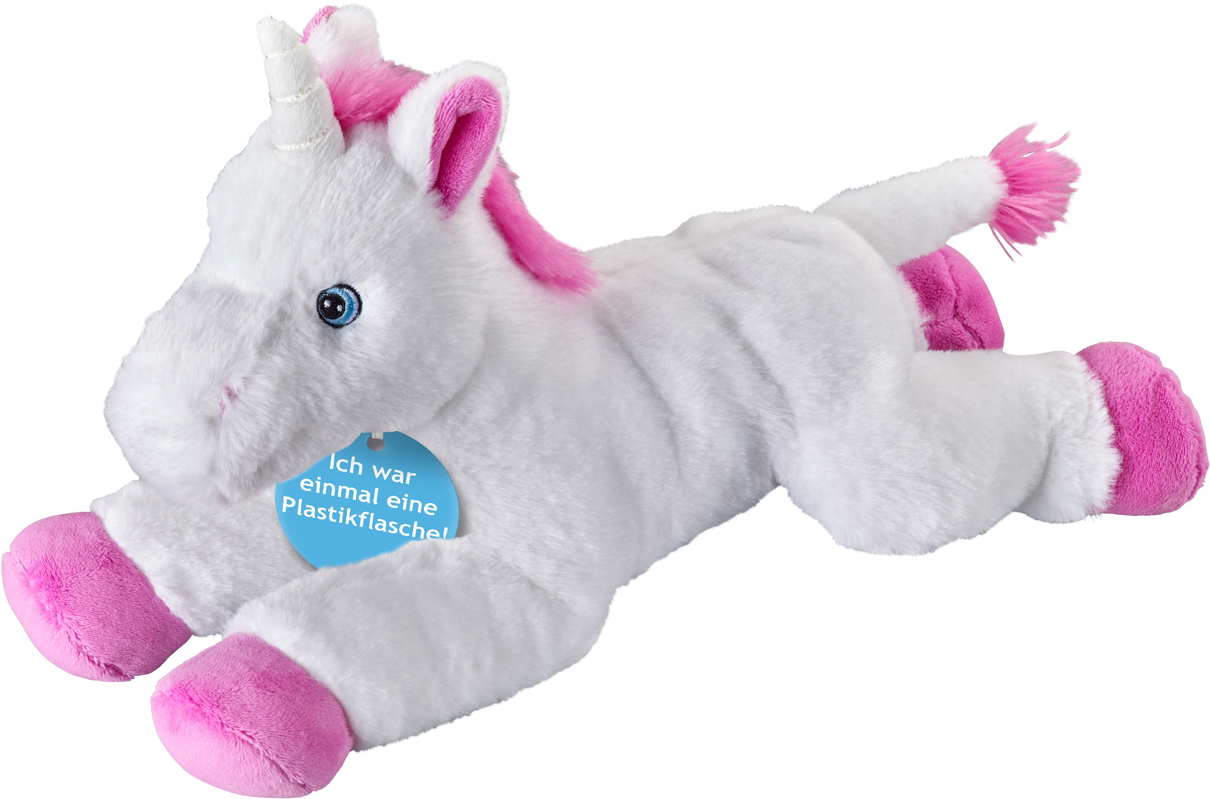 Heinrich Bauer Kuscheltier »ECO-Line, Einhorn liegend«, aus recyceltem Material